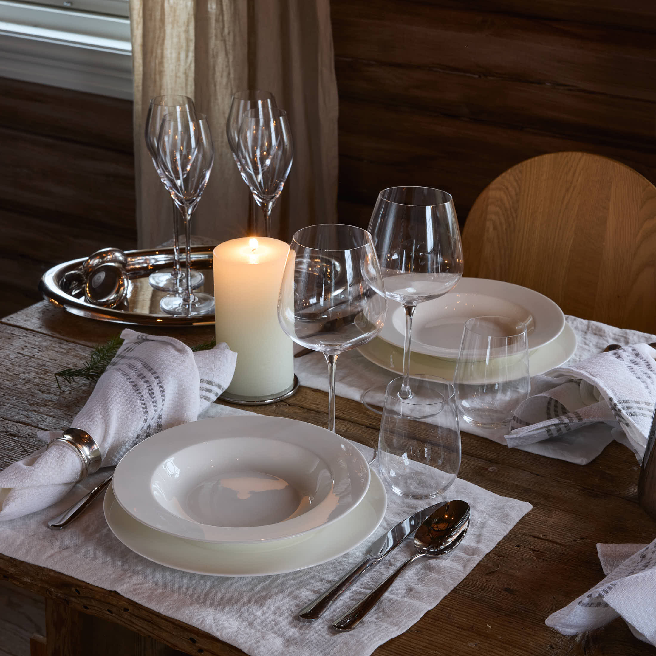 Bone China Pasta Plate 2-P - Image 4