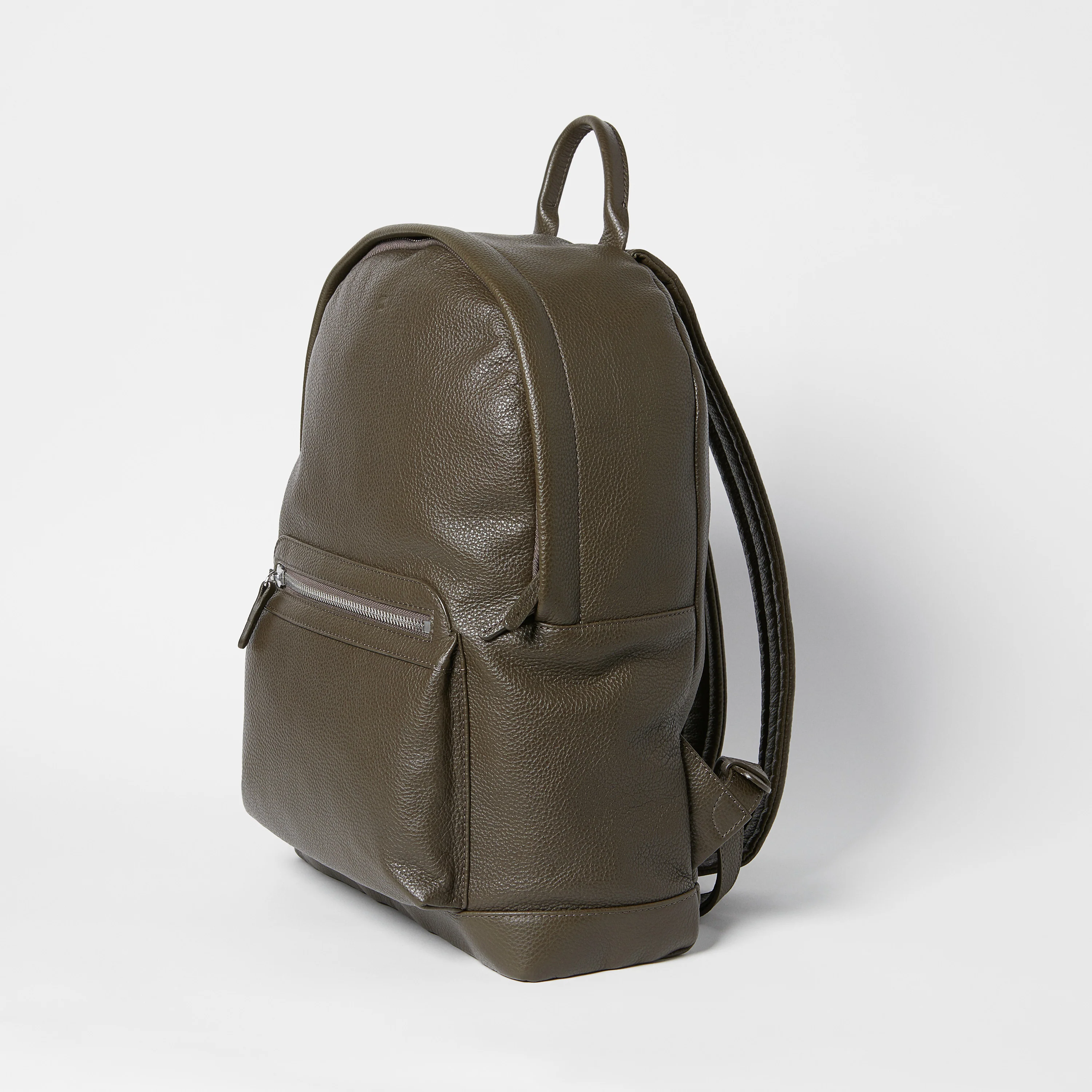 Full-Grain Leather Classic Backpack - Image 2