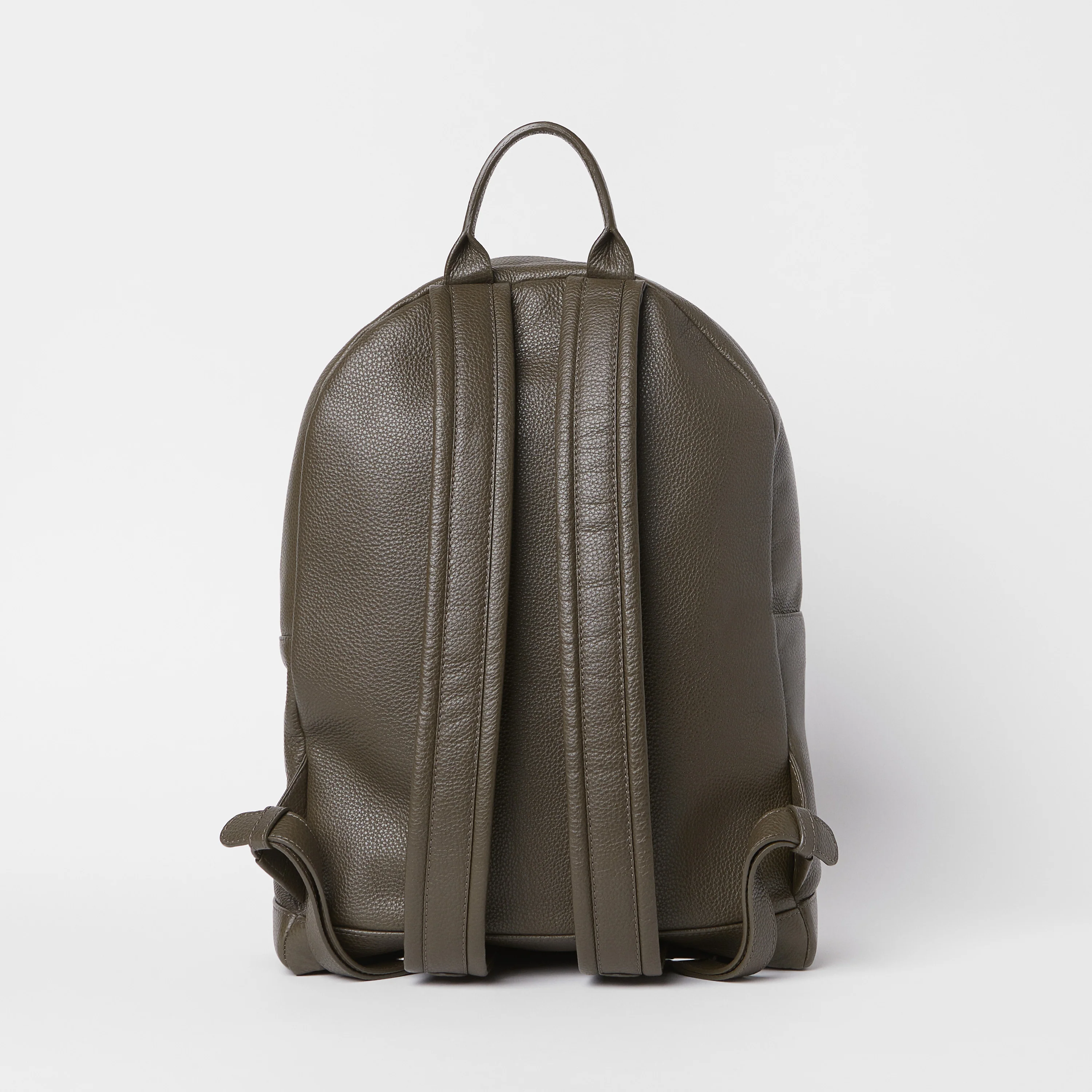 Full-Grain Leather Classic Backpack - Image 4