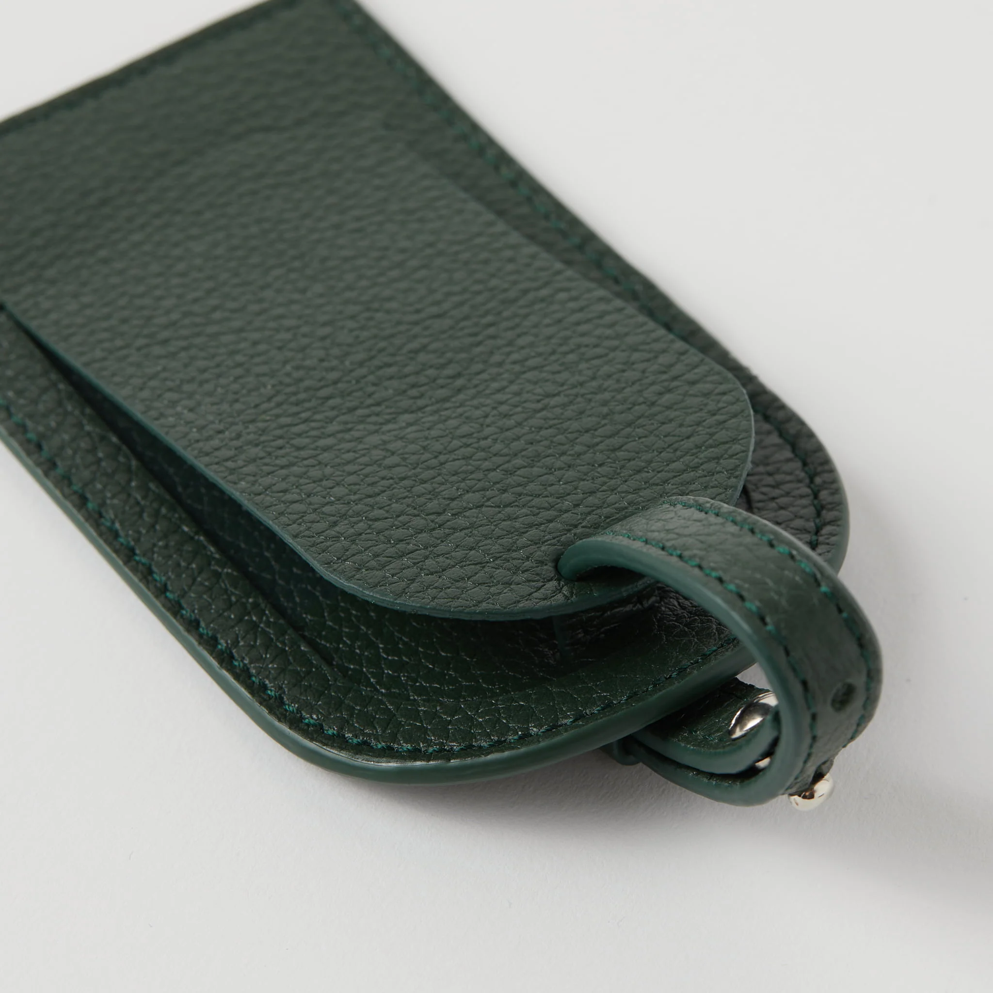 Full-Grain Leather Luggage Tag - Image 10