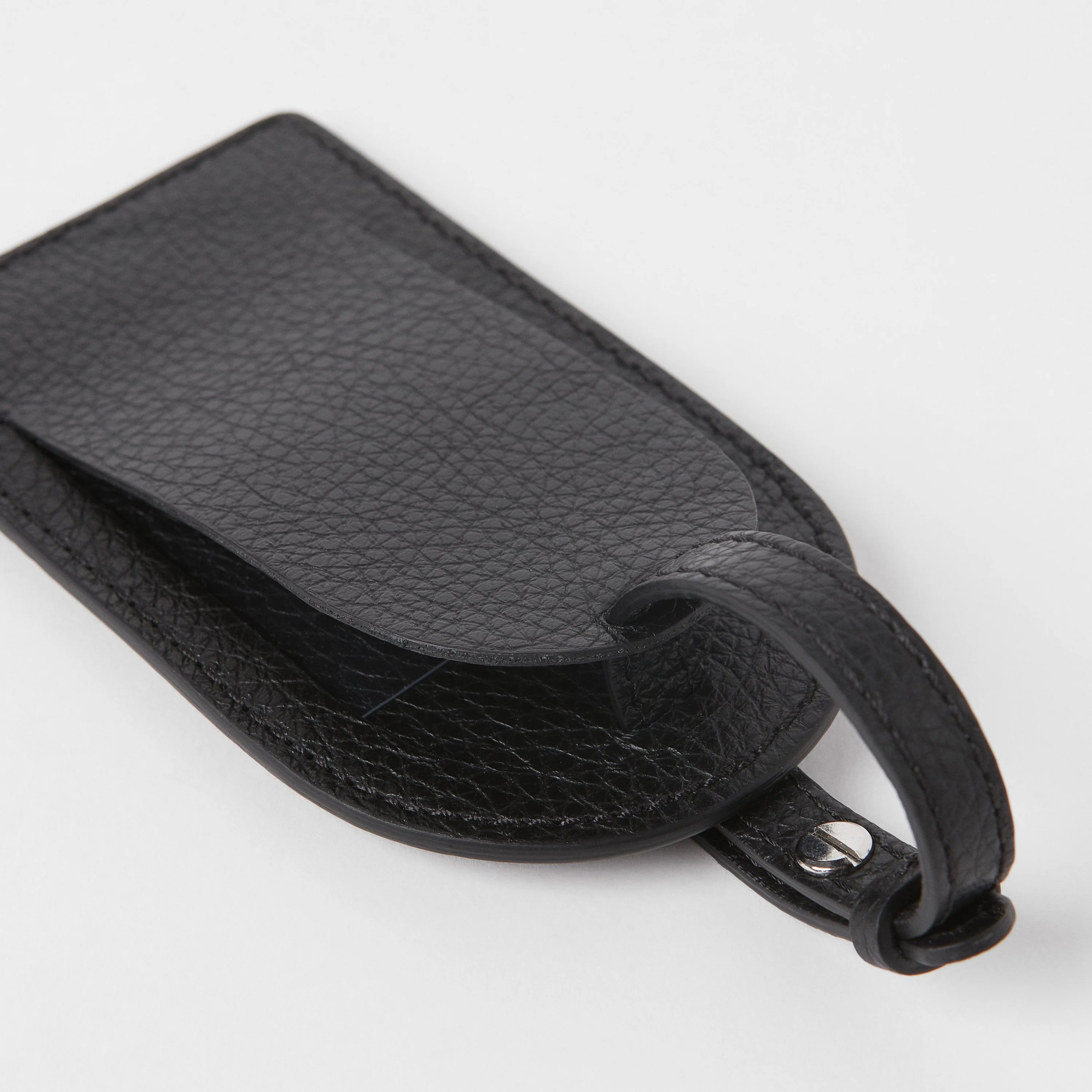 Full-Grain Leather Luggage Tag - Image 4