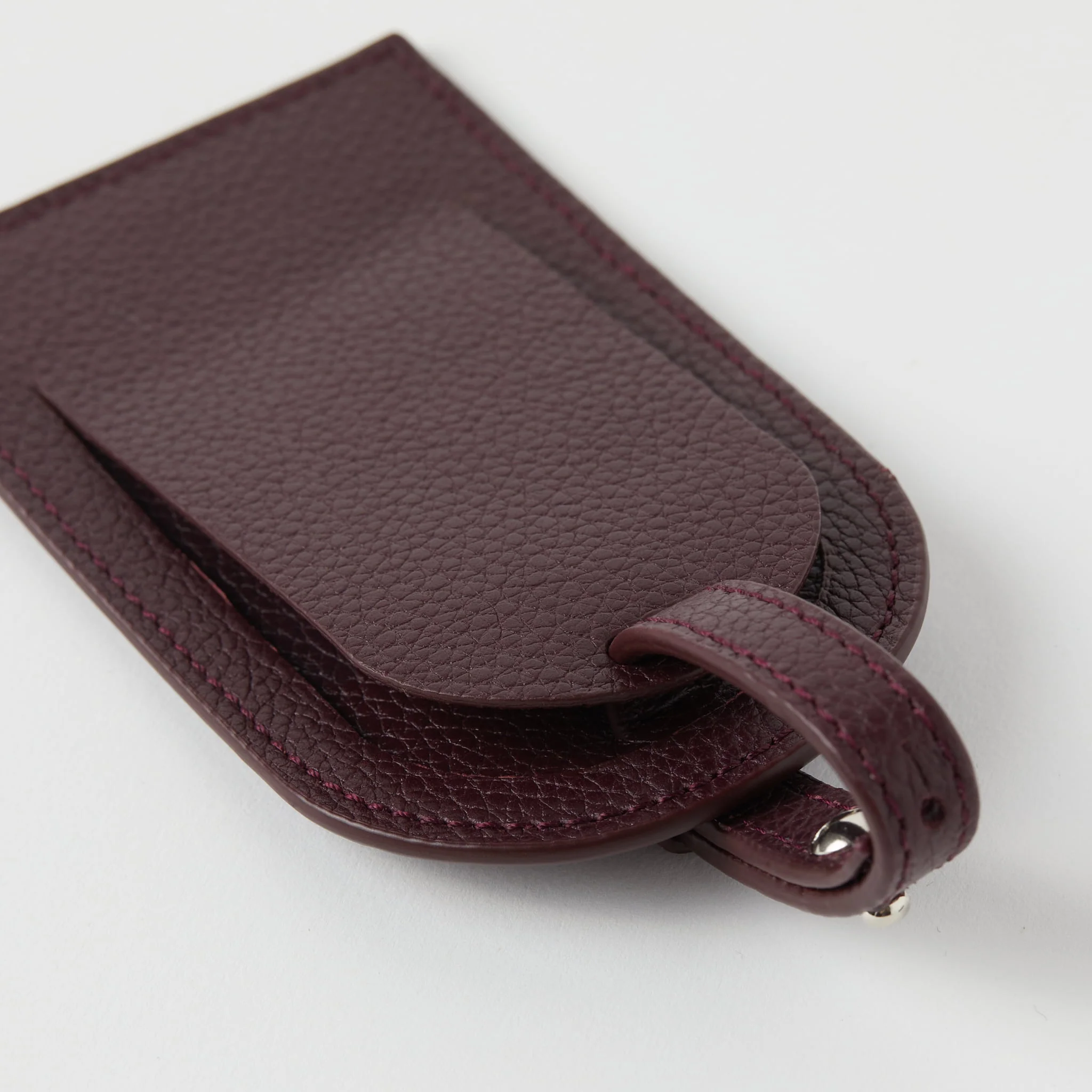 Full-Grain Leather Luggage Tag - Image 6