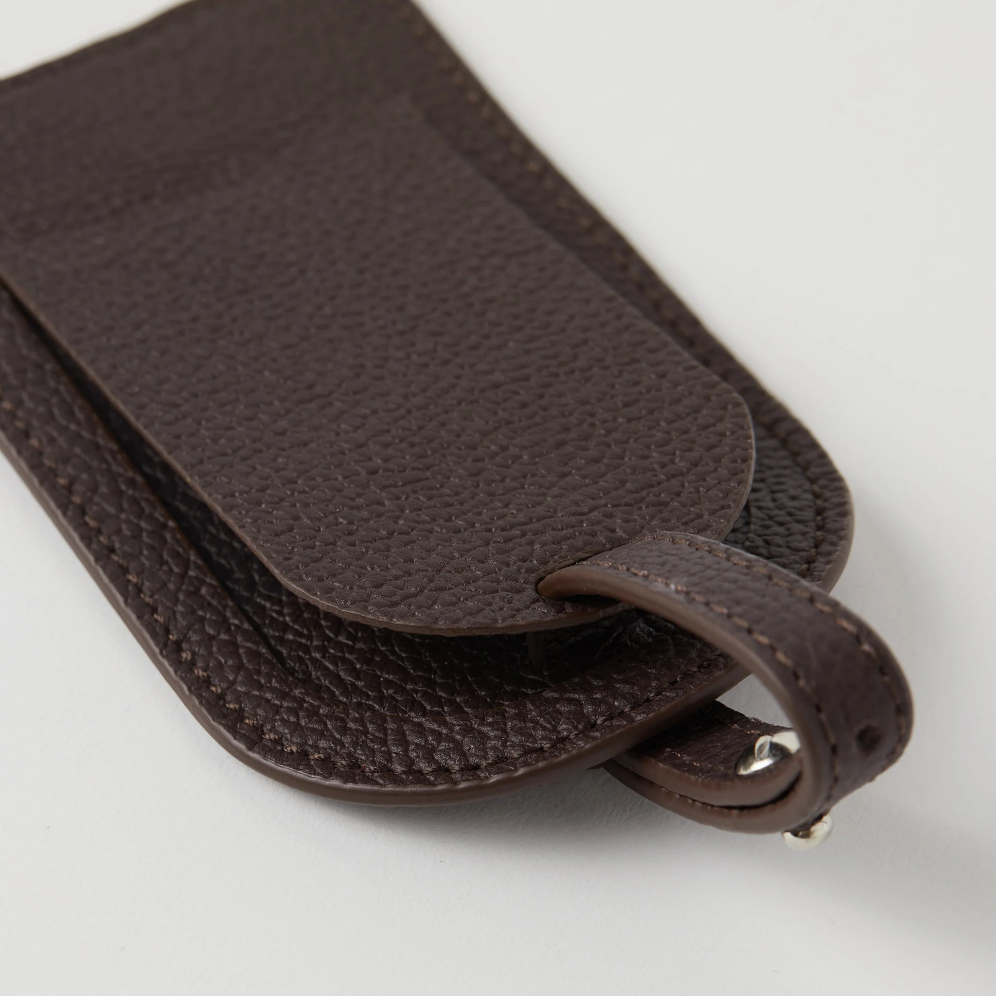 Full-Grain Leather Luggage Tag - Image 8