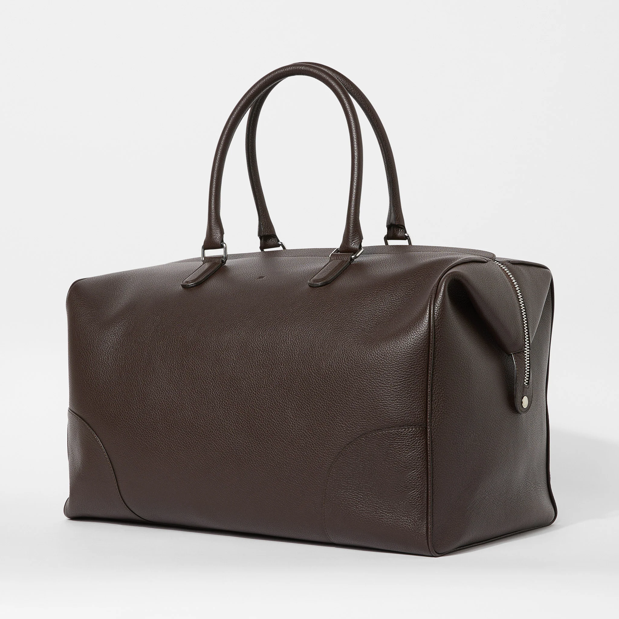 Full-Grain Leather Weekend Bag - Image 4