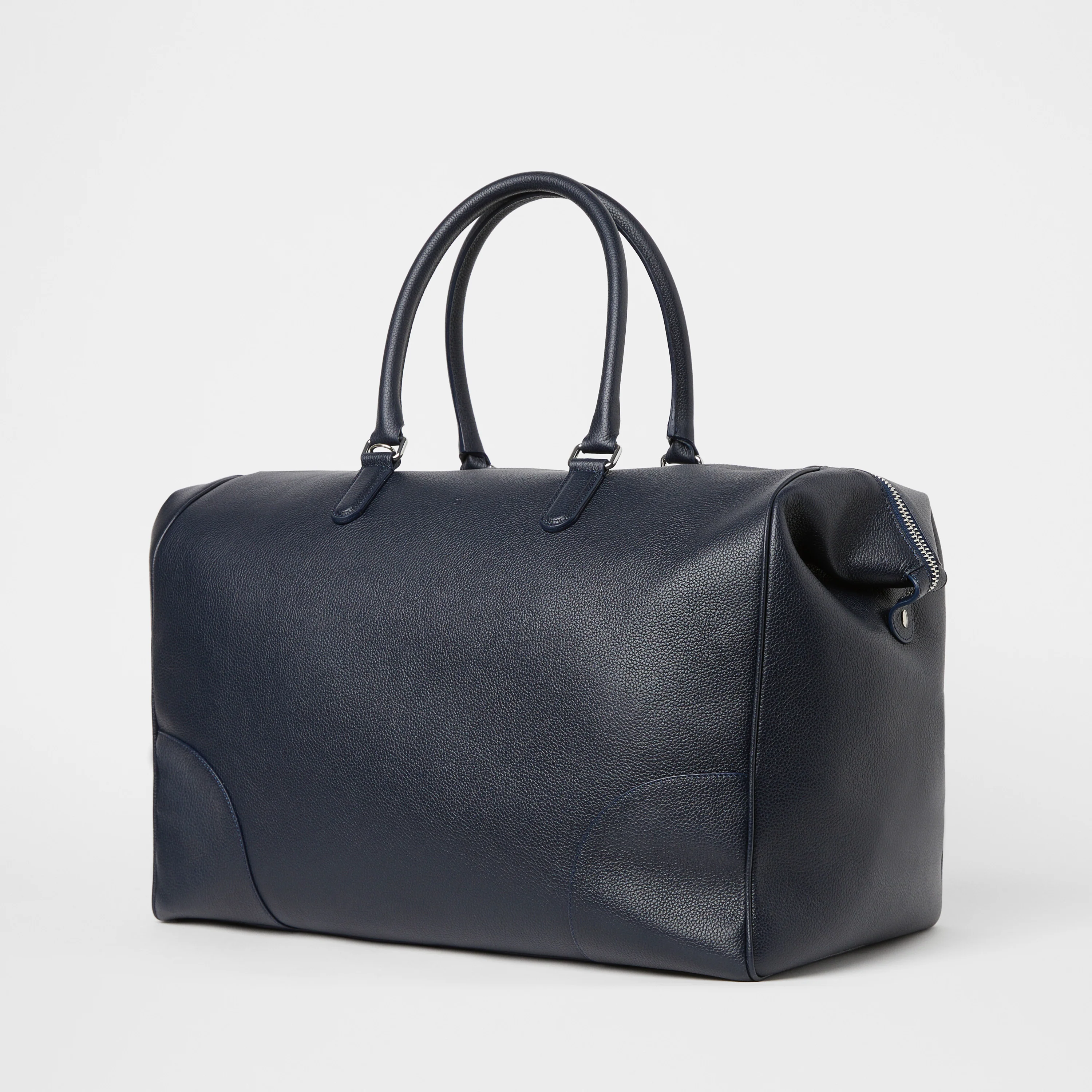 Full-Grain Leather Weekend Bag - Image 9