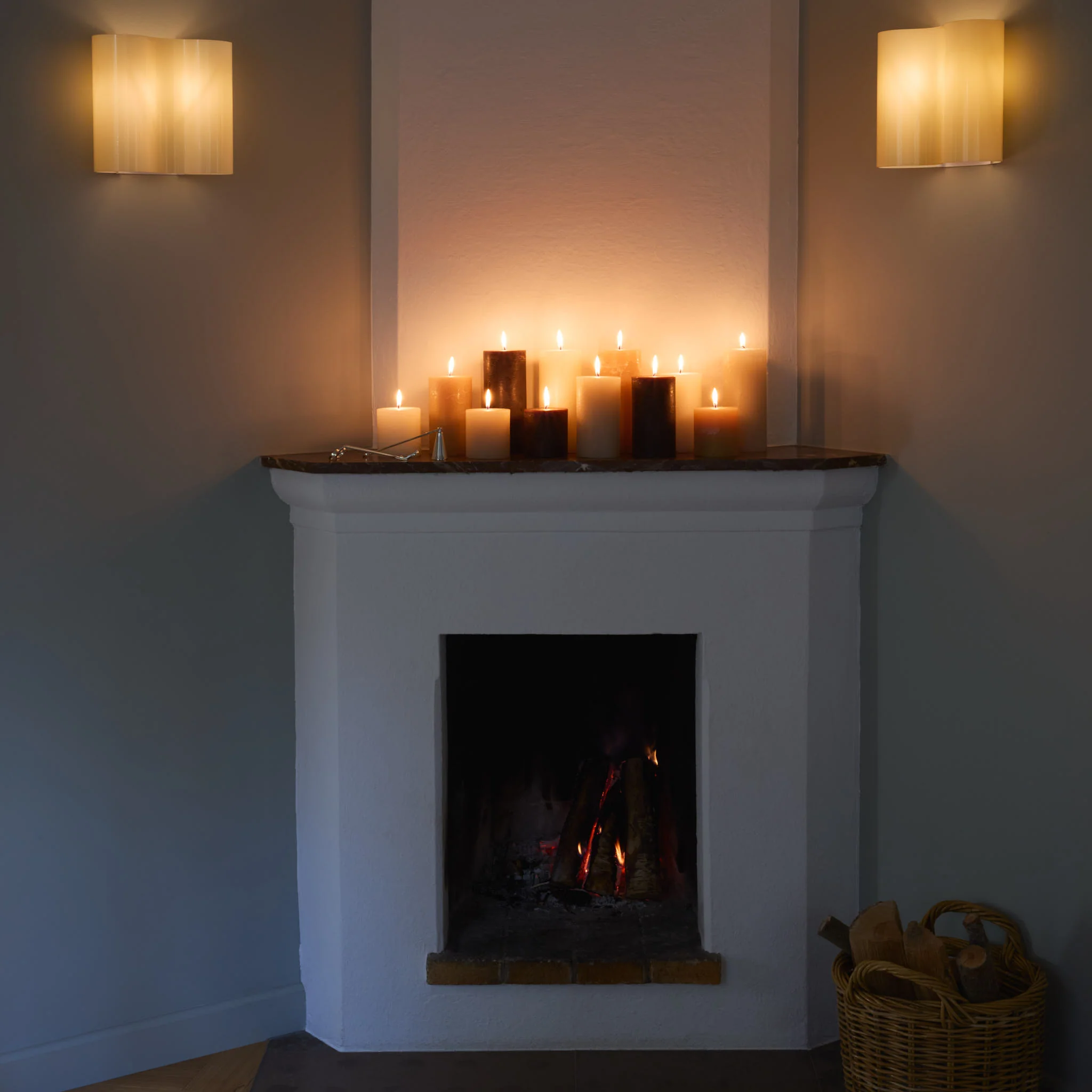 Hand Cast Pillar Candle - Image 3
