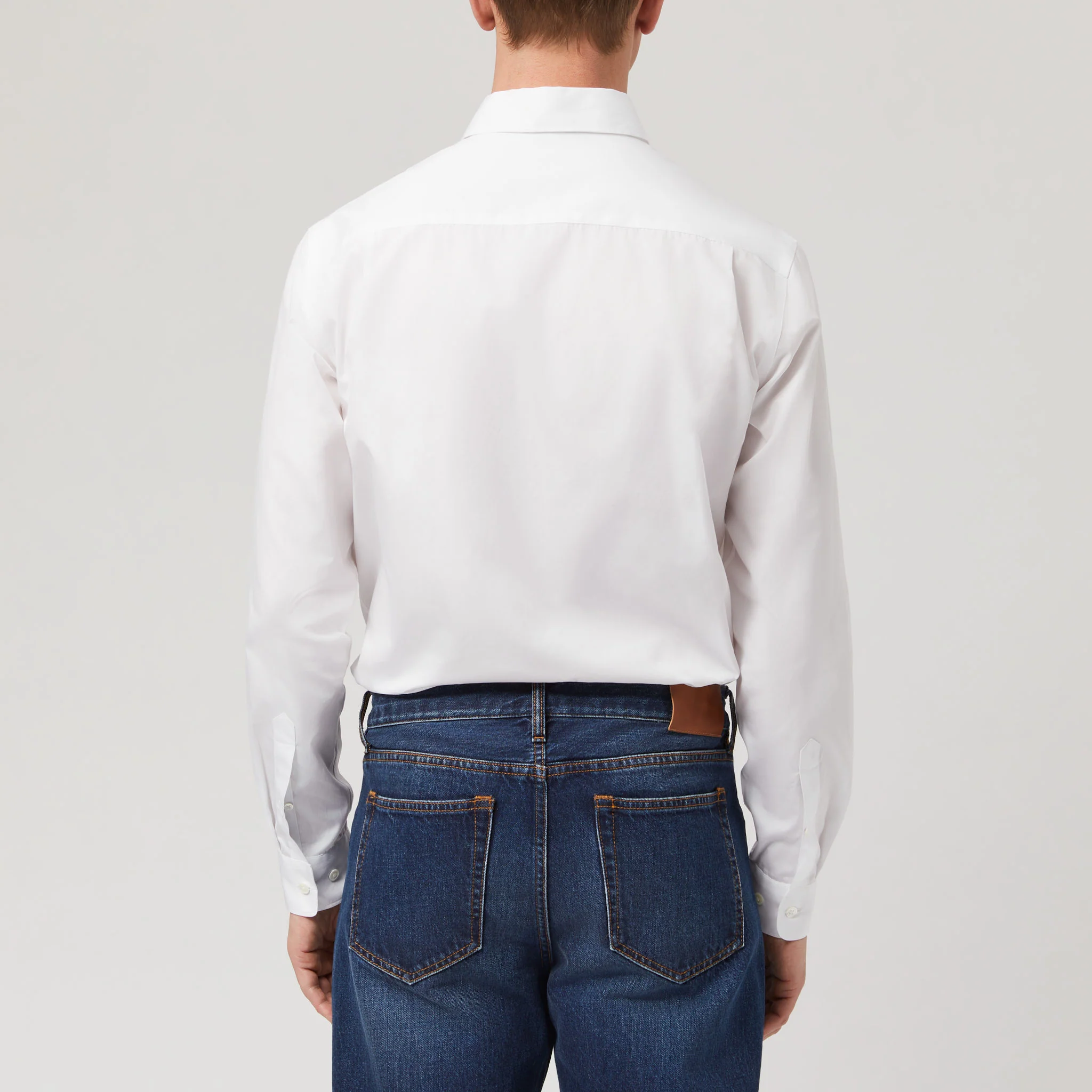 Men's Regular Cotton-Poplin Shirt - Image 5