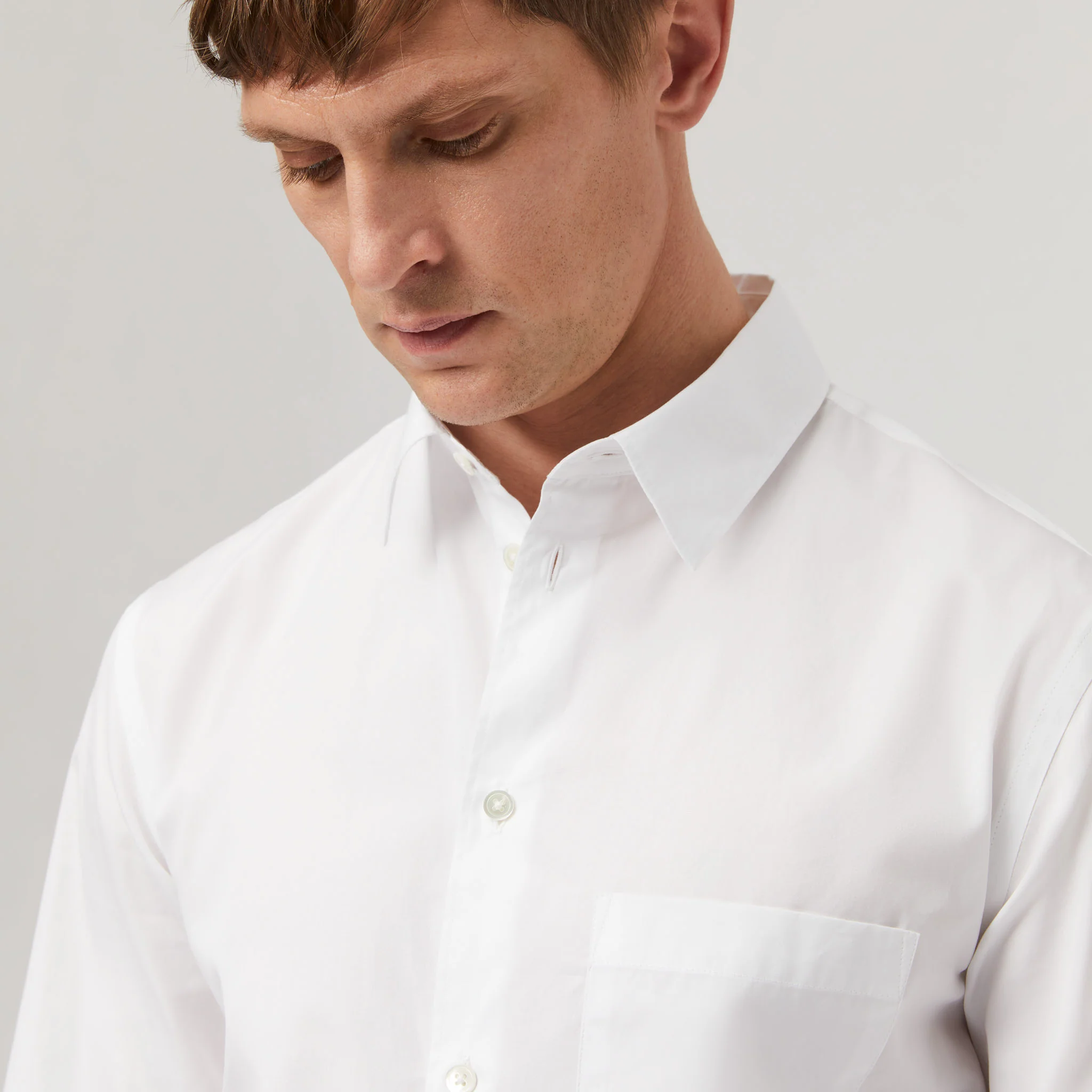 Men's Regular Cotton-Poplin Shirt - Image 6