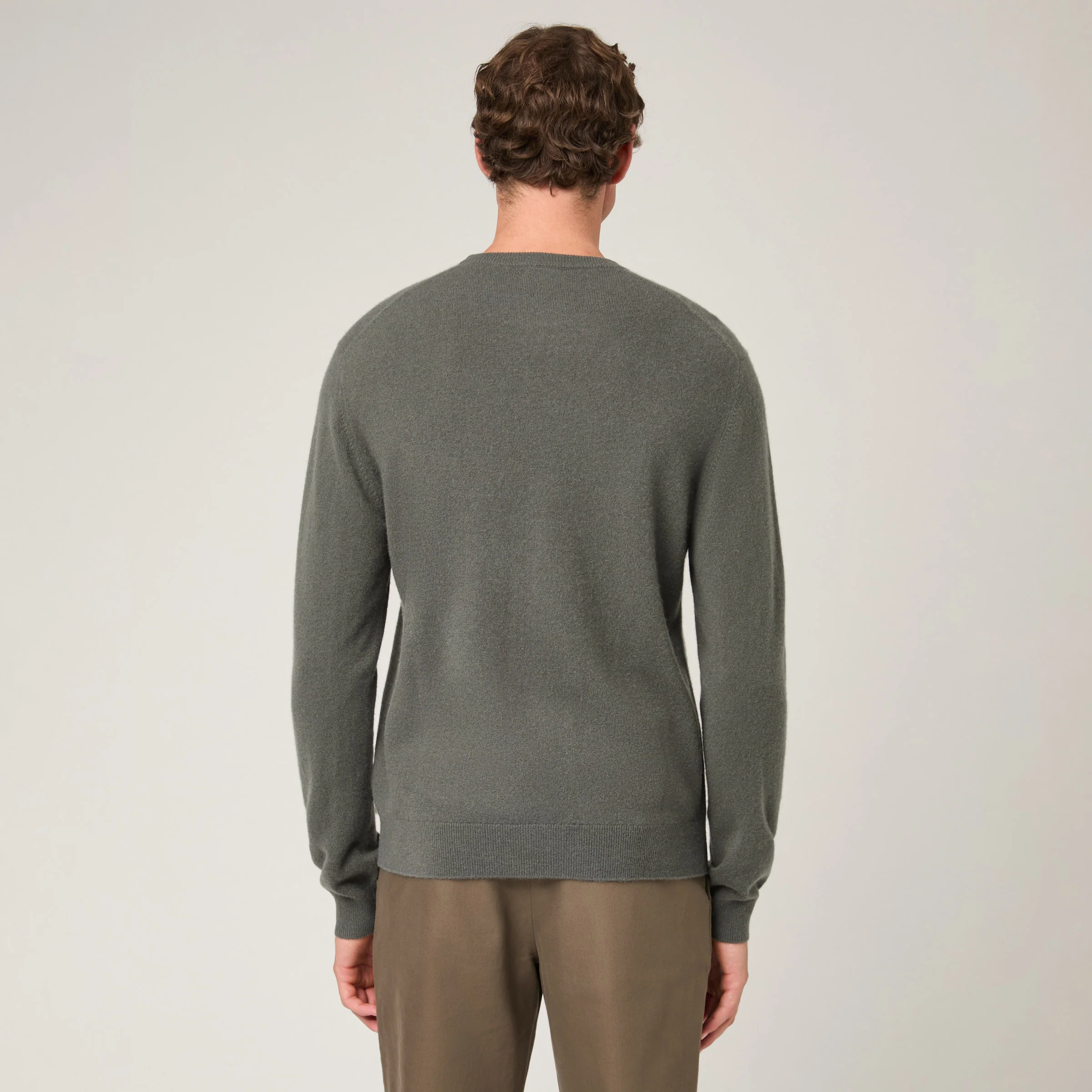 Men's Cashmere Crewneck Sweater - Image 5