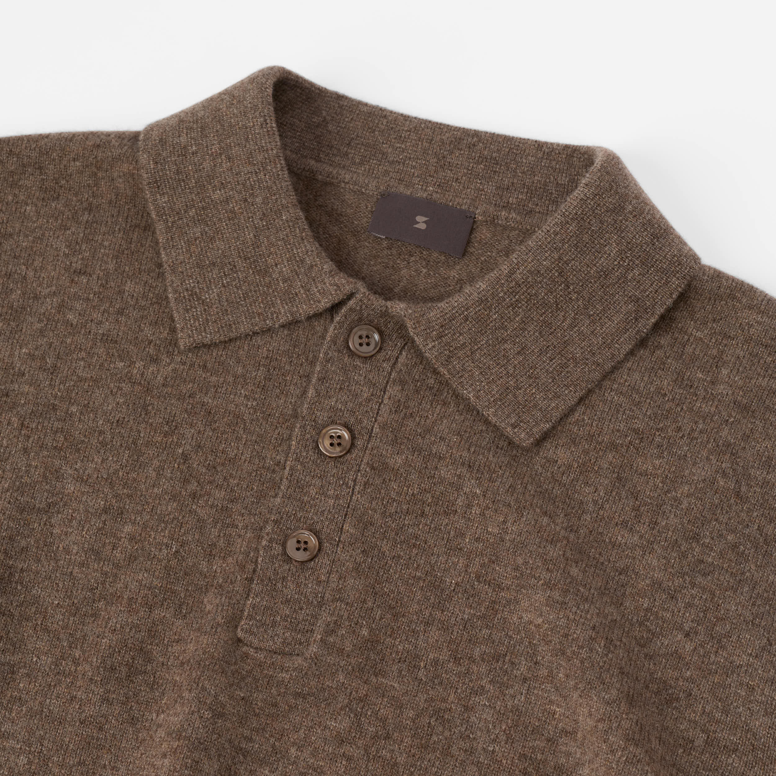 Men's Cashmere Polo Sweater - Image 6