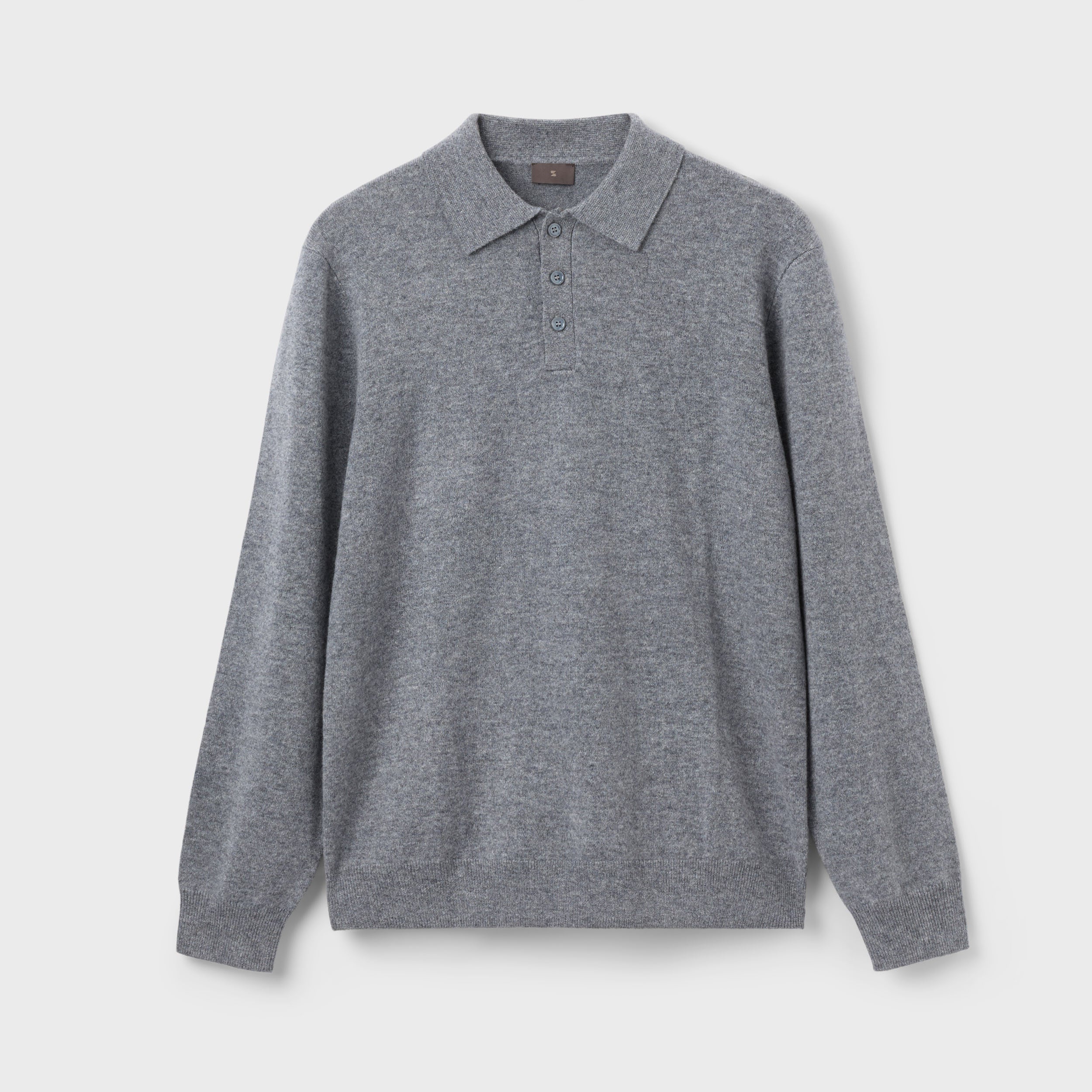 Men's Cashmere Polo Sweater - Image 8