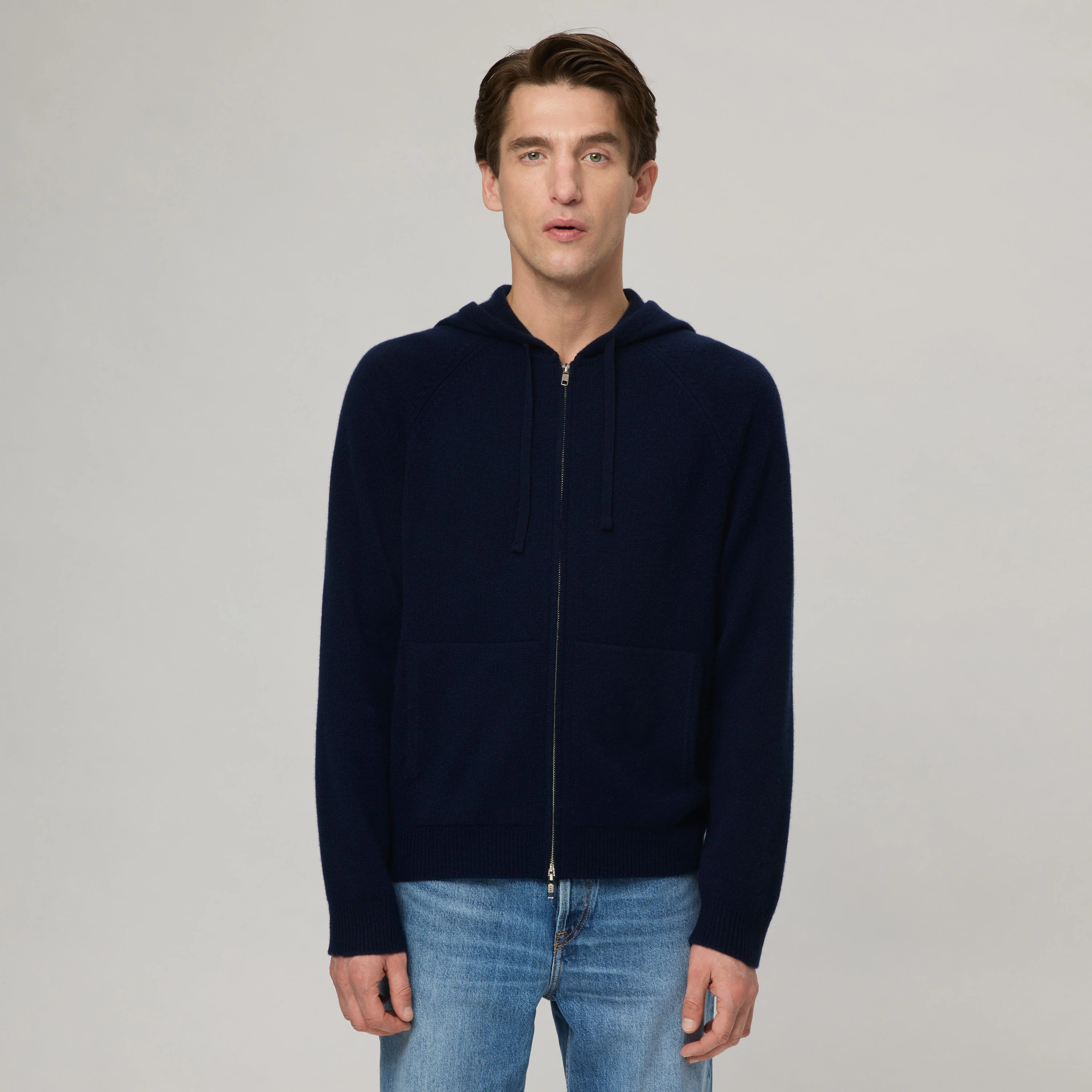 Men's Cashmere Zip Hoodie - Image 10