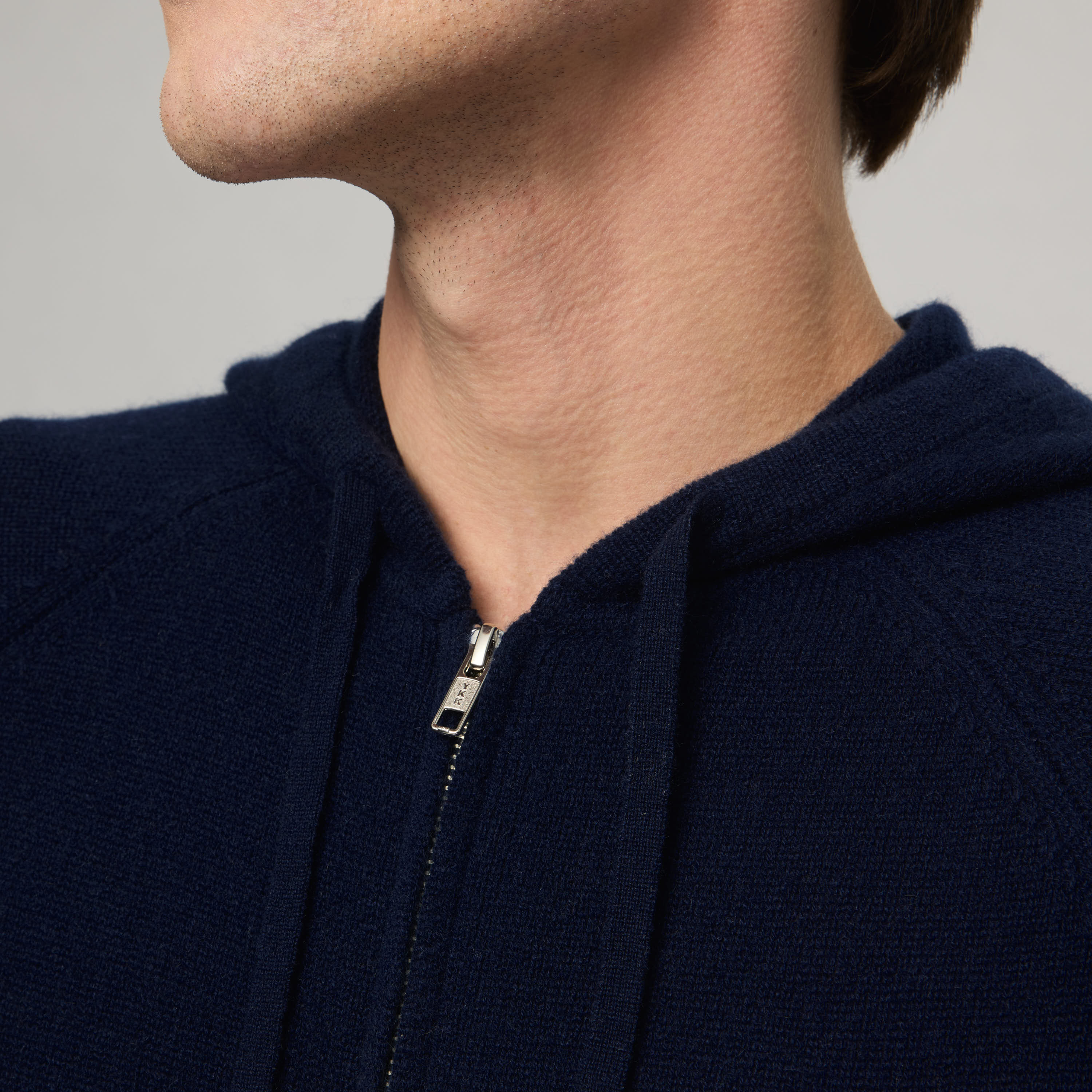 Men's Cashmere Zip Hoodie - Image 12
