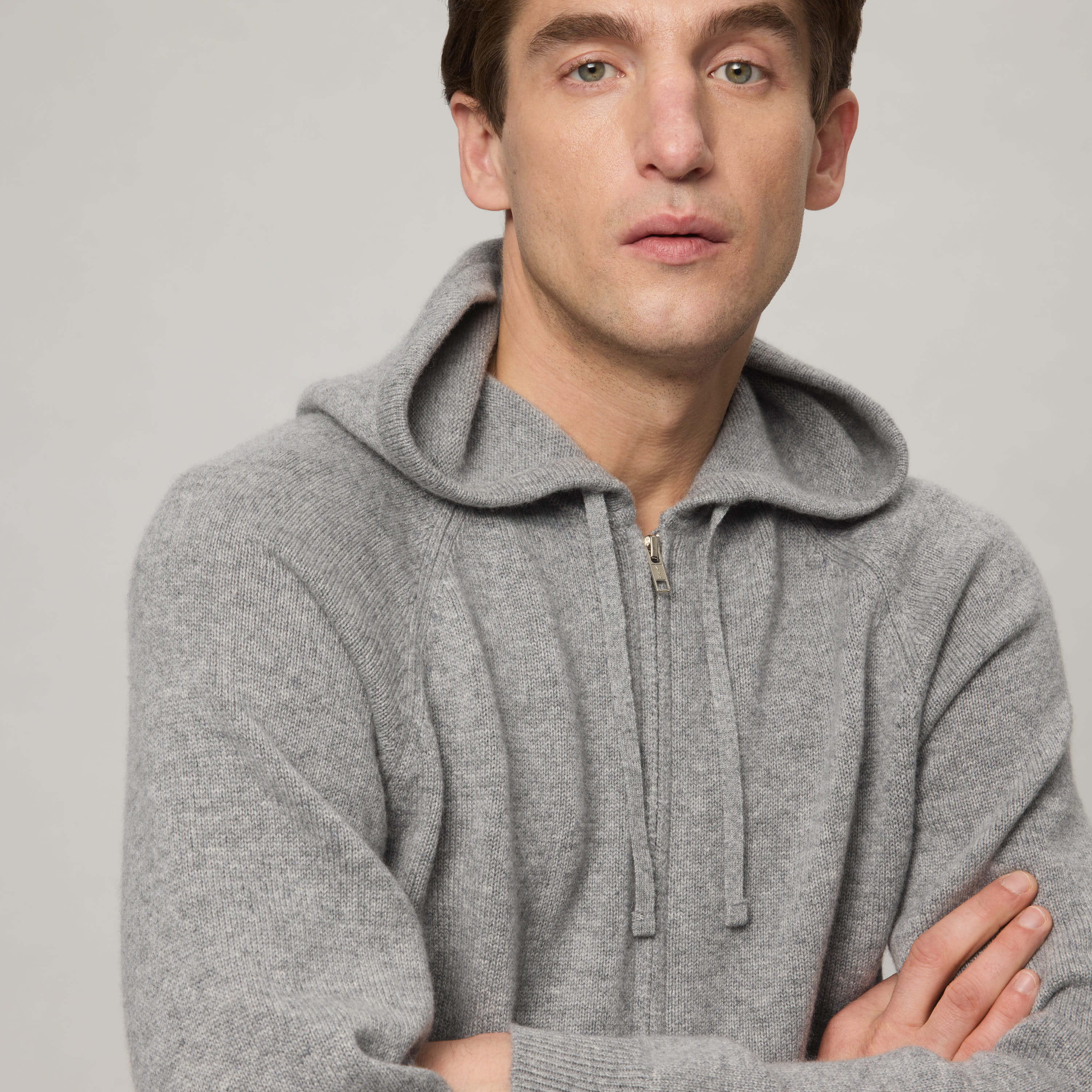 Men's Cashmere Zip Hoodie - Image 5