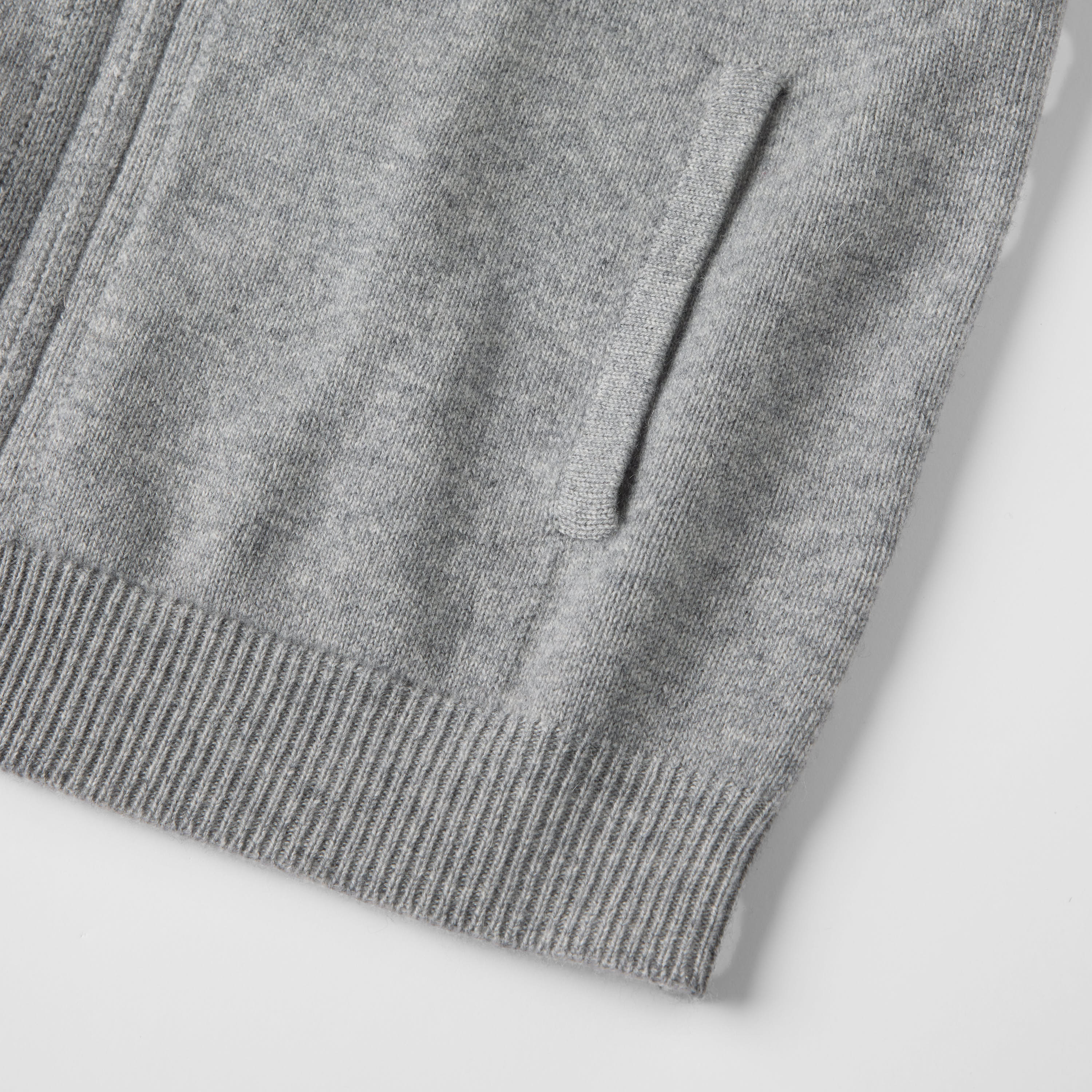 Men's Cashmere Zip Hoodie - Image 7