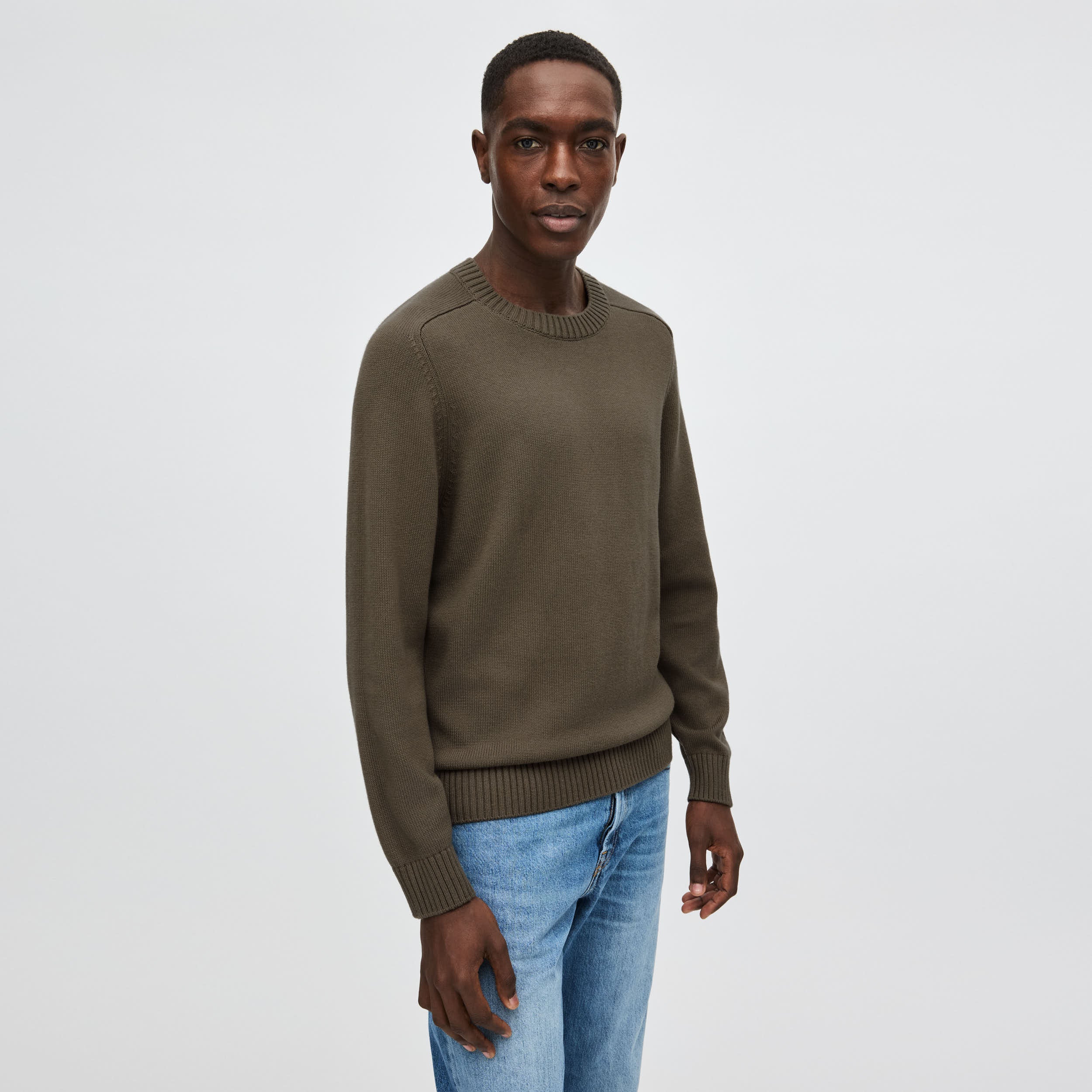 Men's Cotton-Cashmere Crewneck Sweater - Image 15