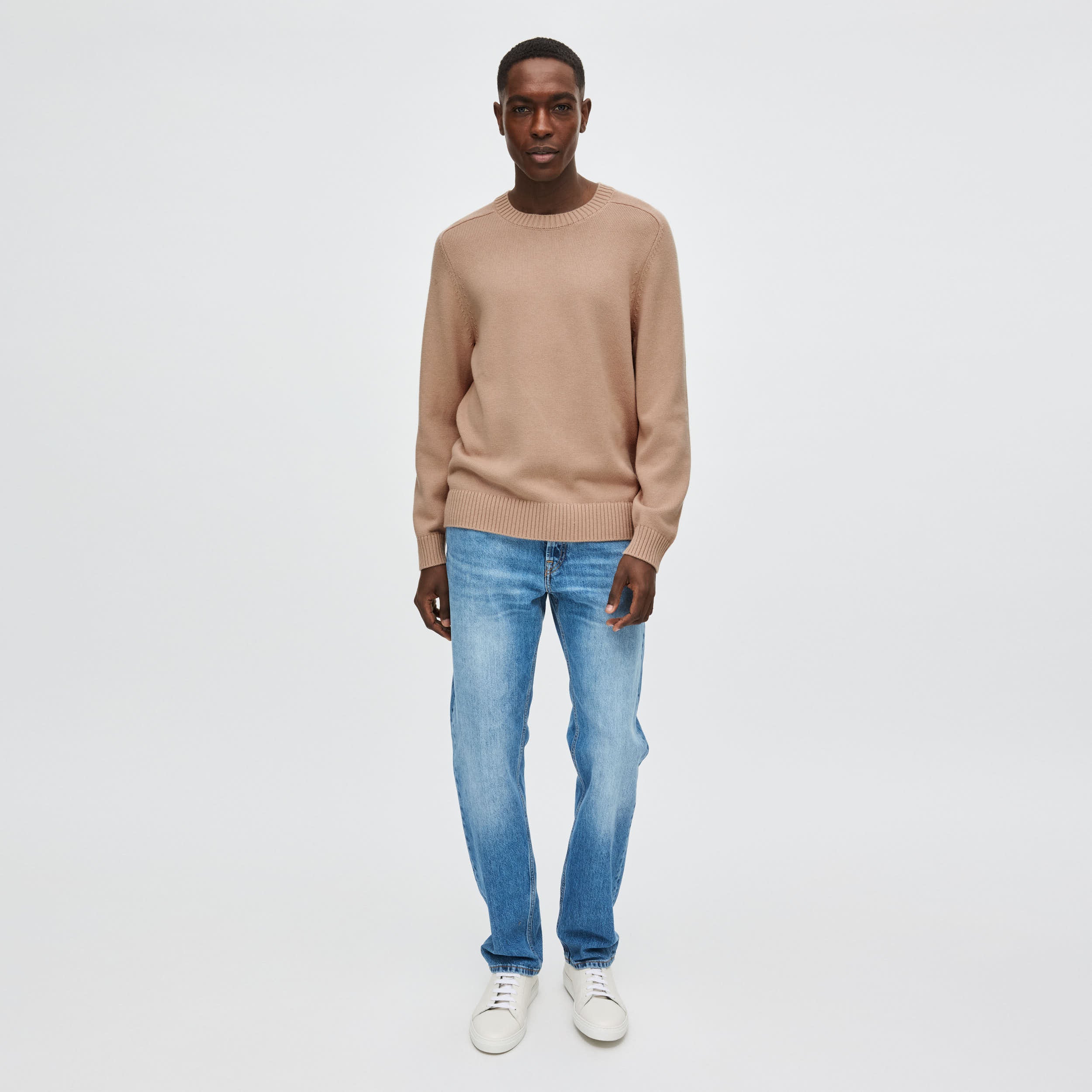 Men's Cotton-Cashmere Crewneck Sweater - Image 8