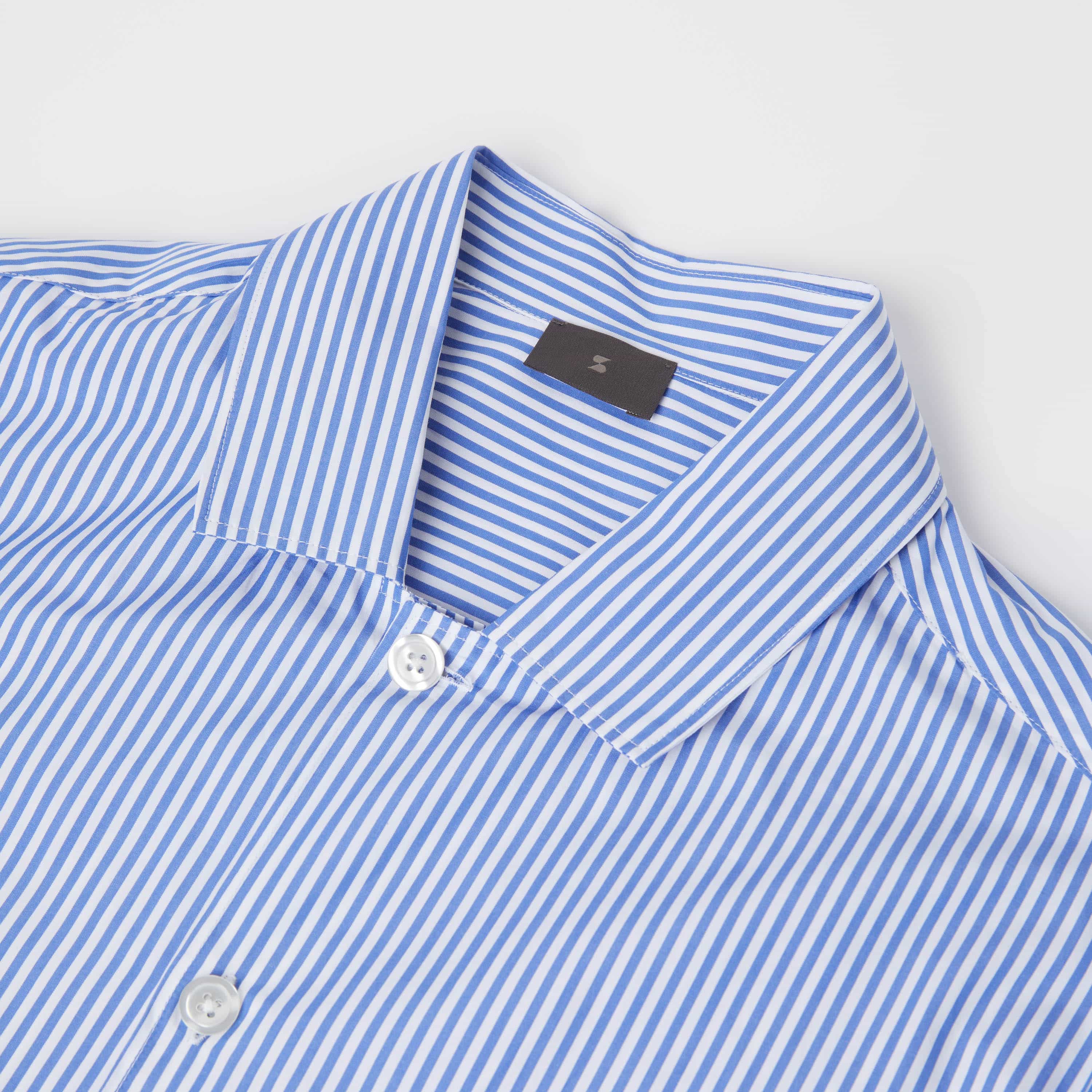 Men's Cotton-Poplin Pyjama Shirt - Image 4