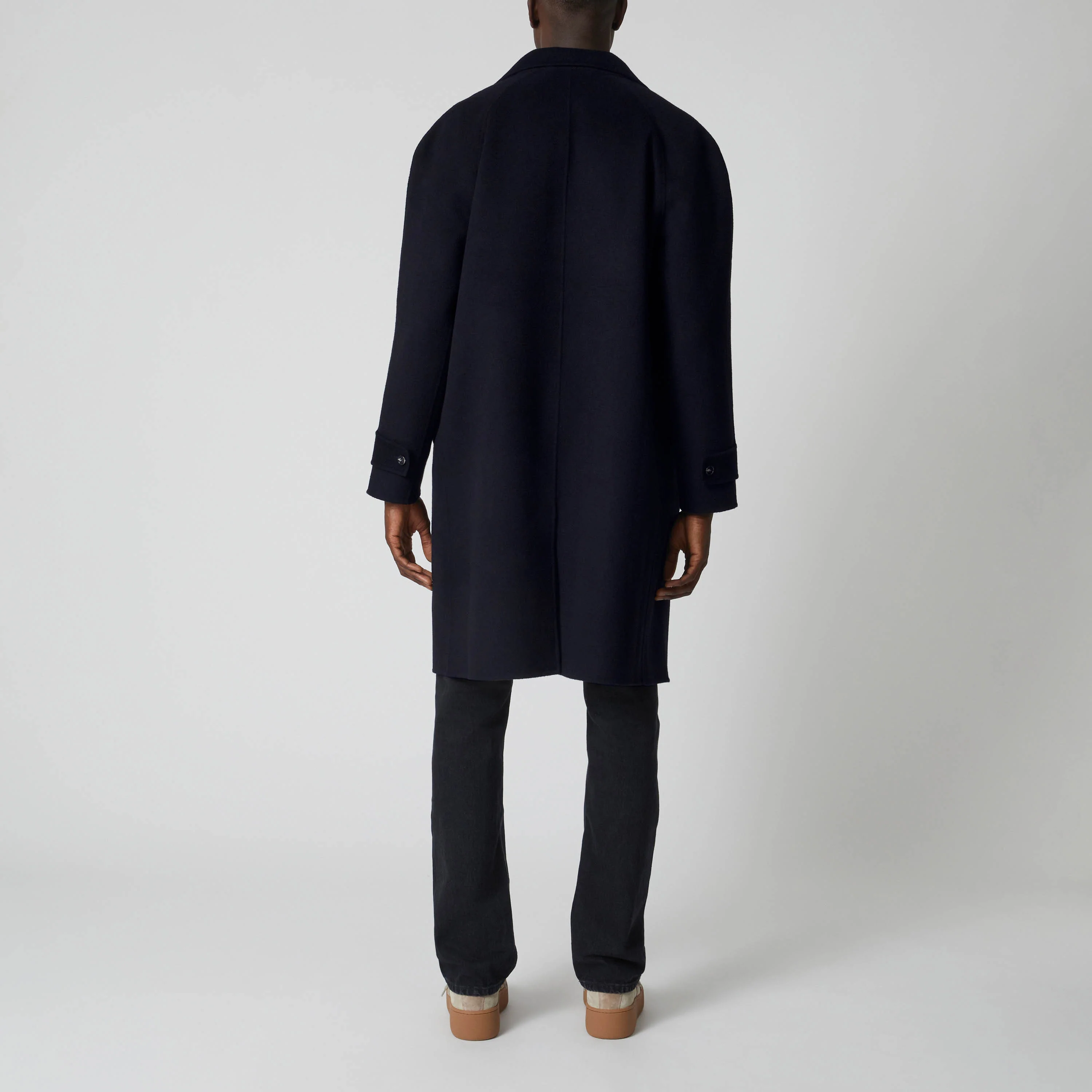 Men's Doublé Wool-Cashmere Coat - Image 3