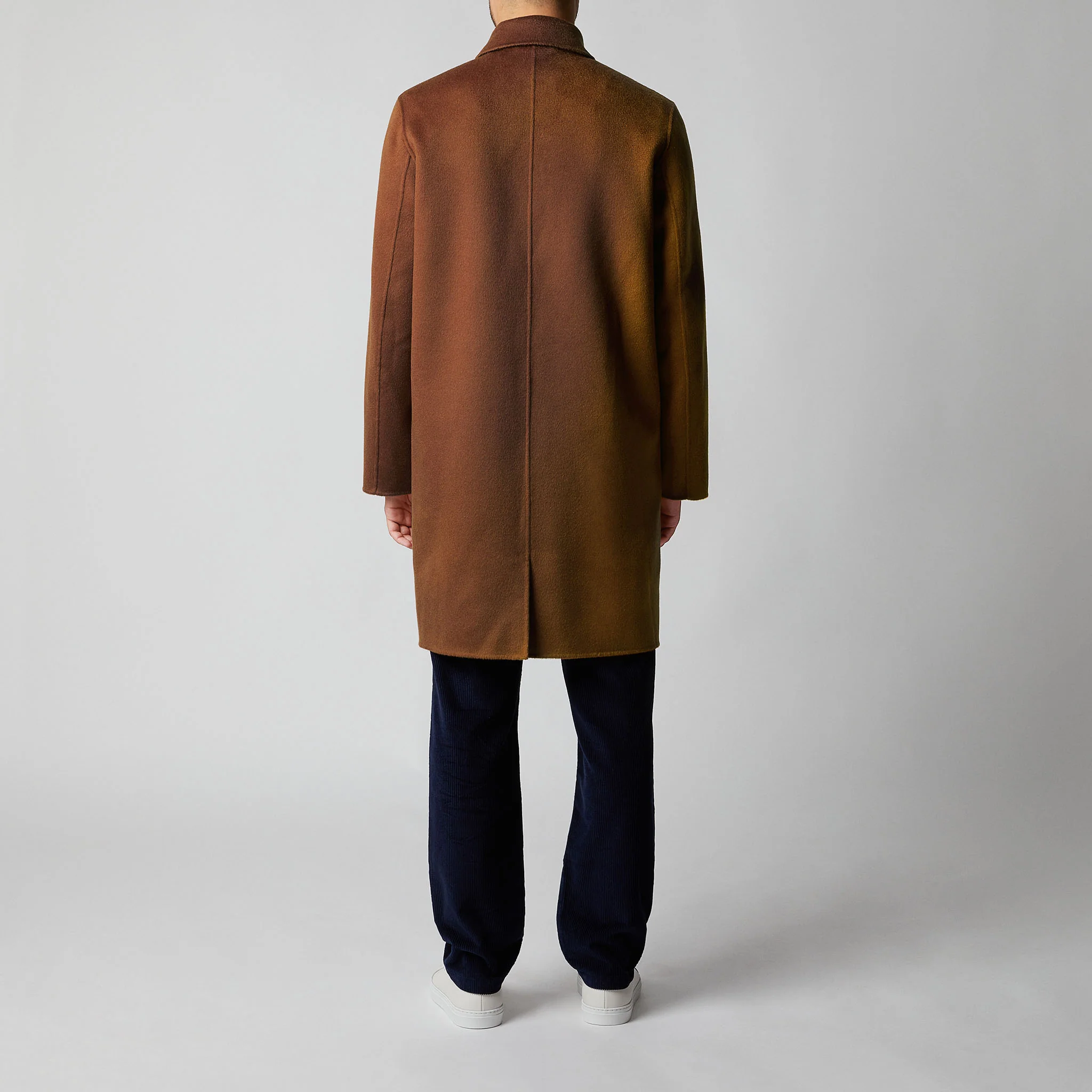 Men's Doublé Wool-Cashmere Patch Pocket Coat - Image 3