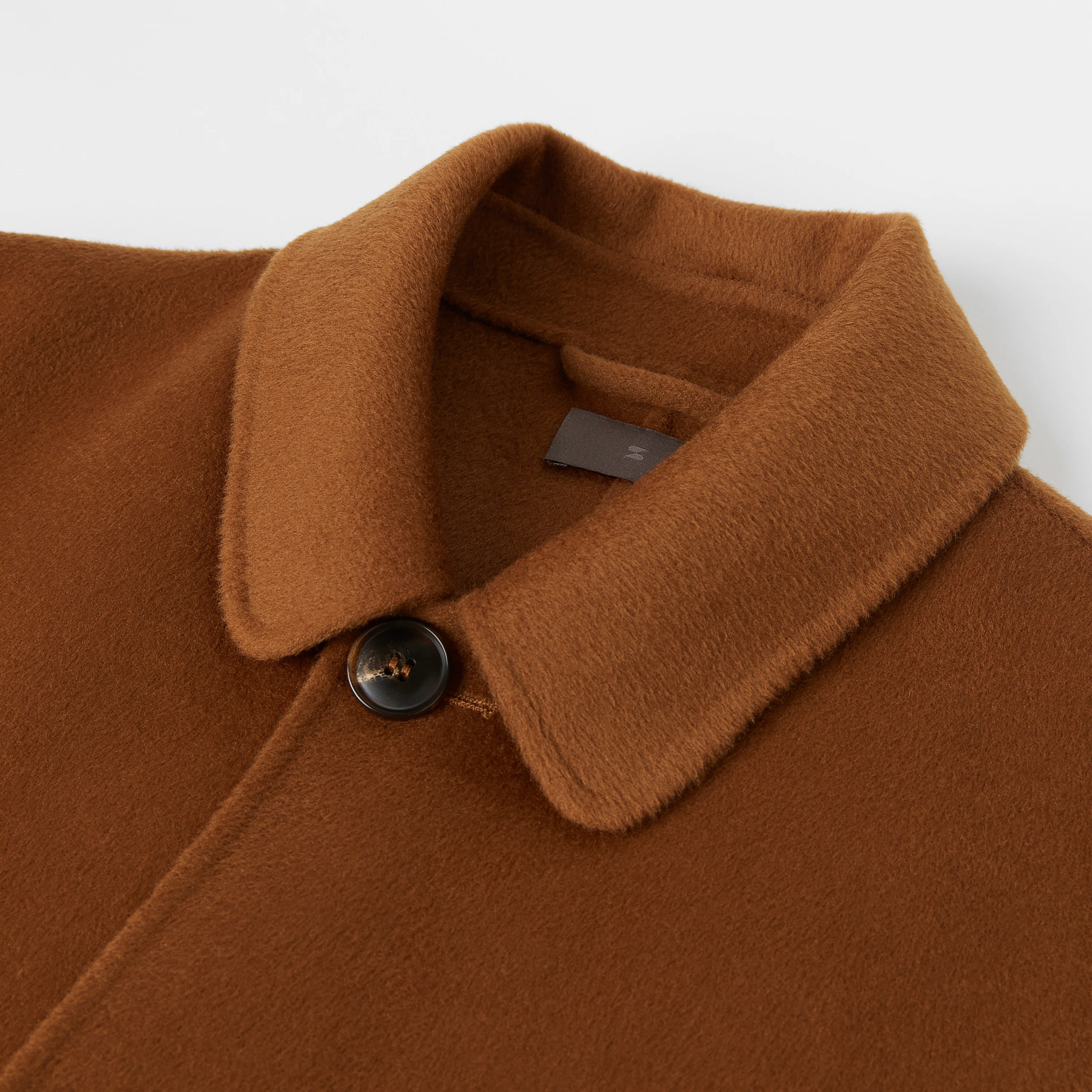 Men's Doublé Wool-Cashmere Patch Pocket Coat - Image 4