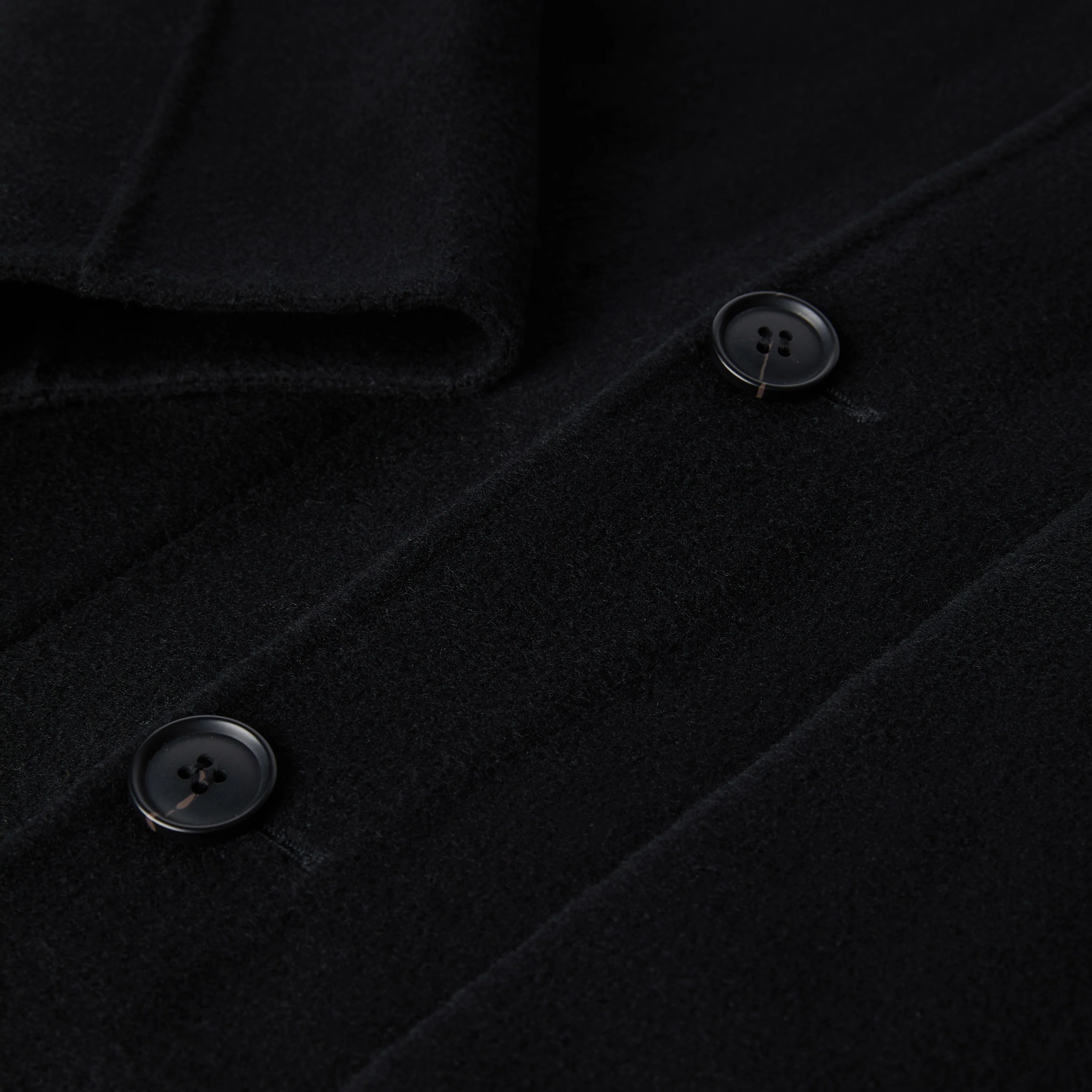 Men's Doublé Wool-Cashmere Patch Pocket Coat - Image 4
