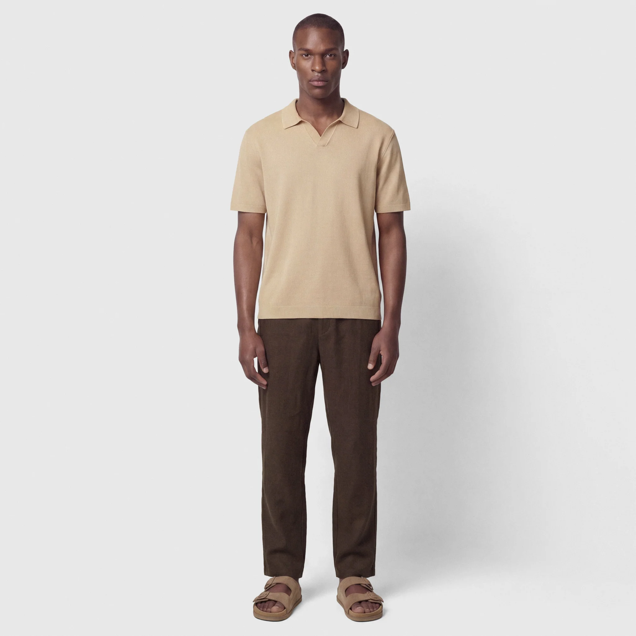 Men's Linen Drawstring Trousers - Image 19
