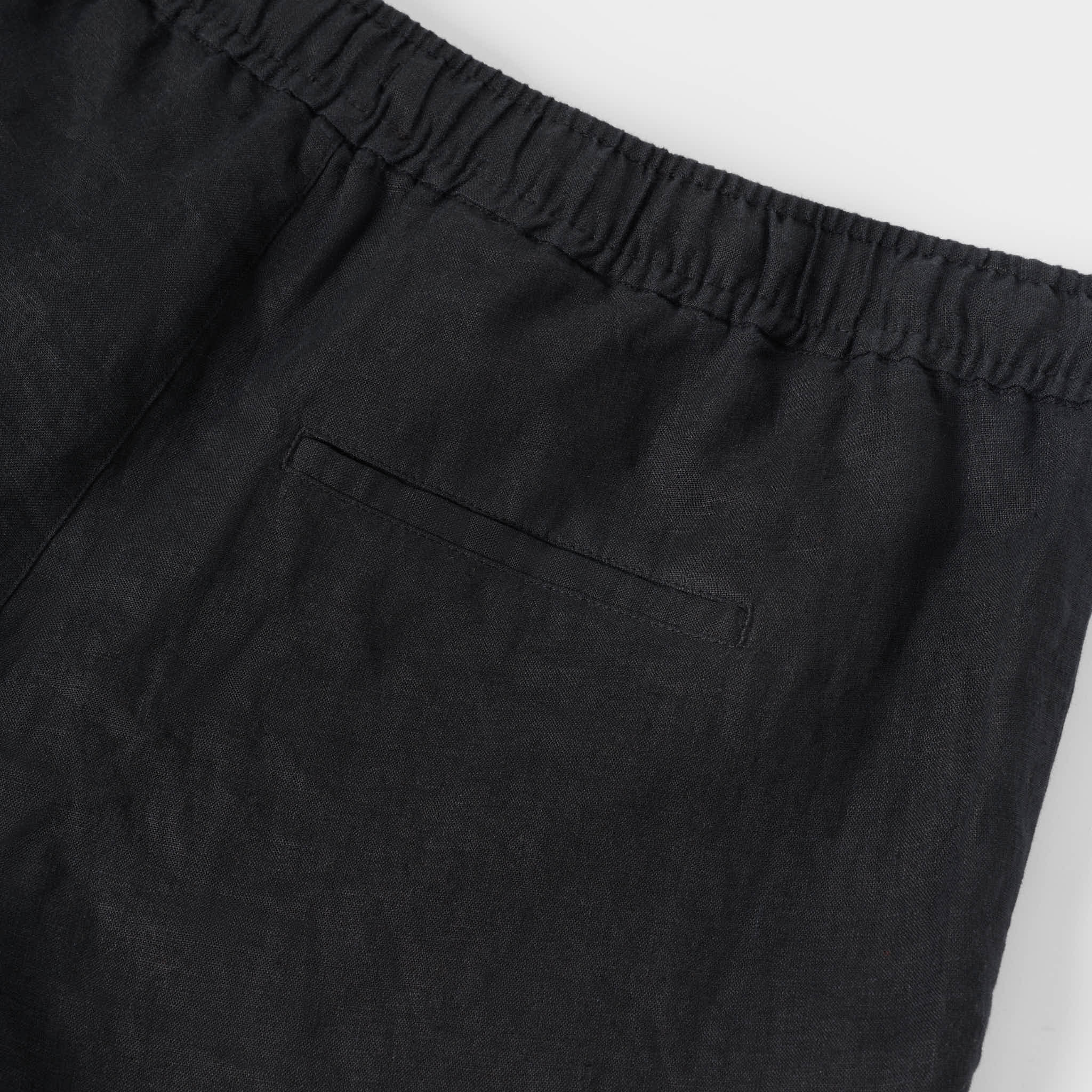 Men's Linen Drawstring Shorts - Image 3