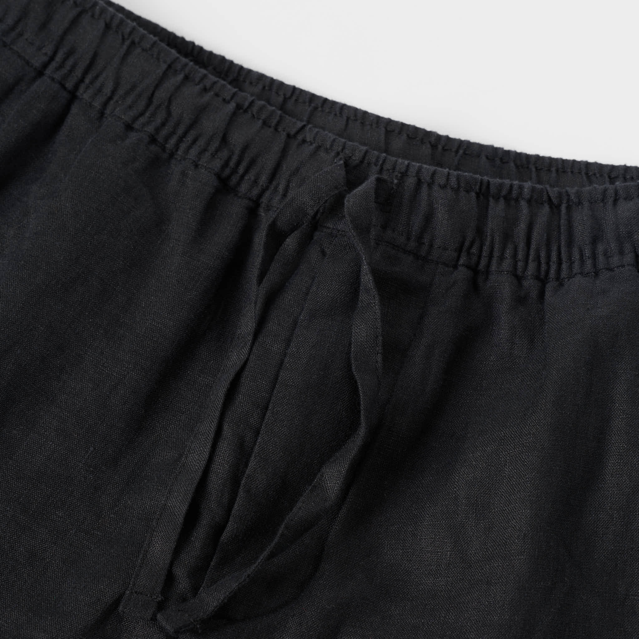 Men's Linen Drawstring Shorts - Image 4