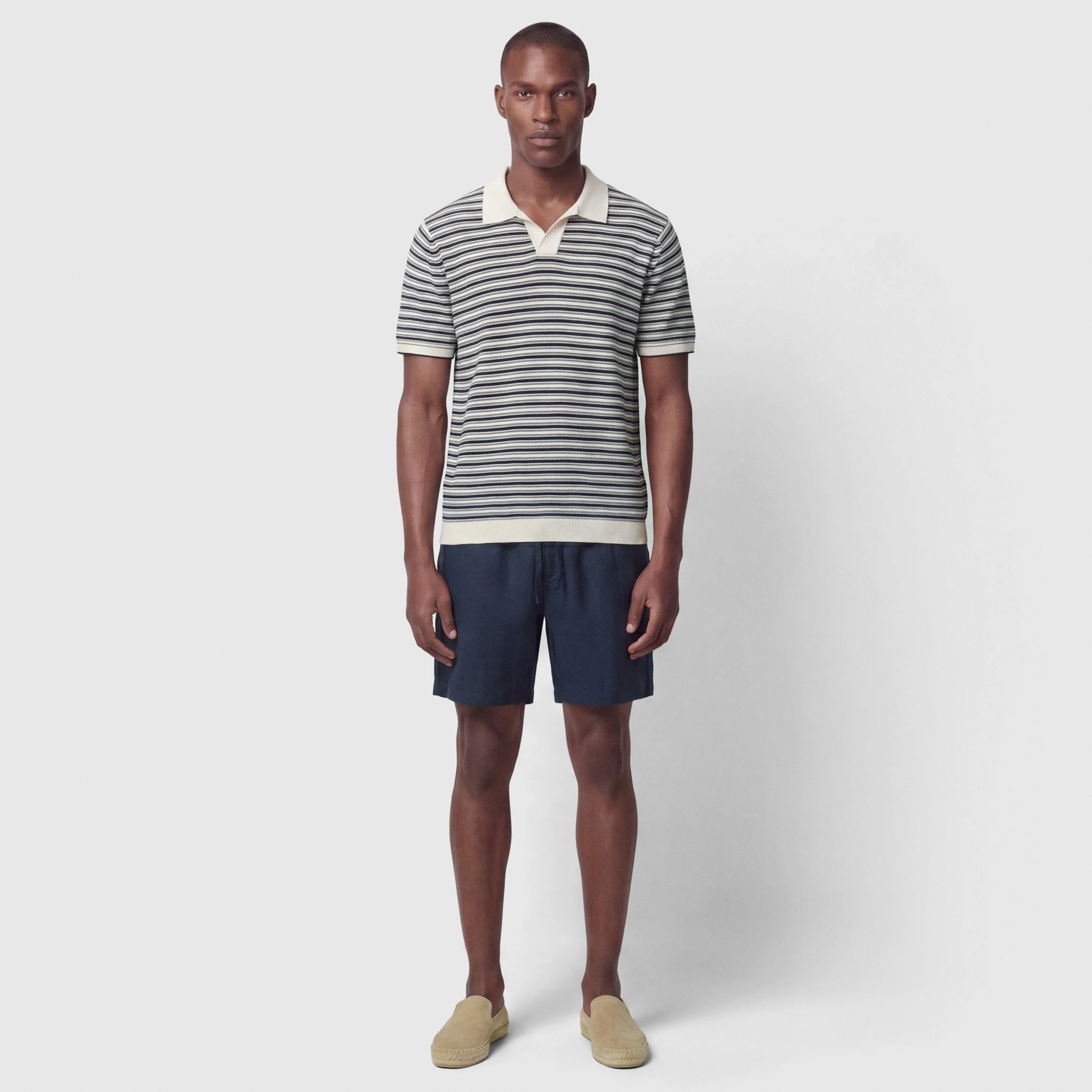 Men's Linen Drawstring Shorts - Image 6