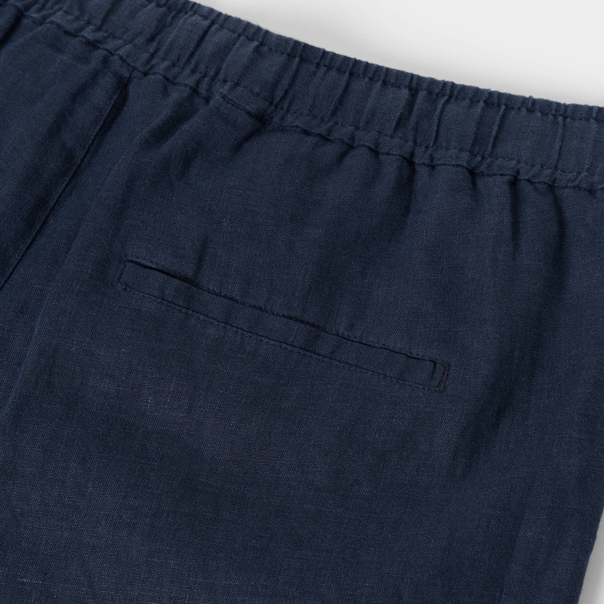 Men's Linen Drawstring Shorts - Image 9