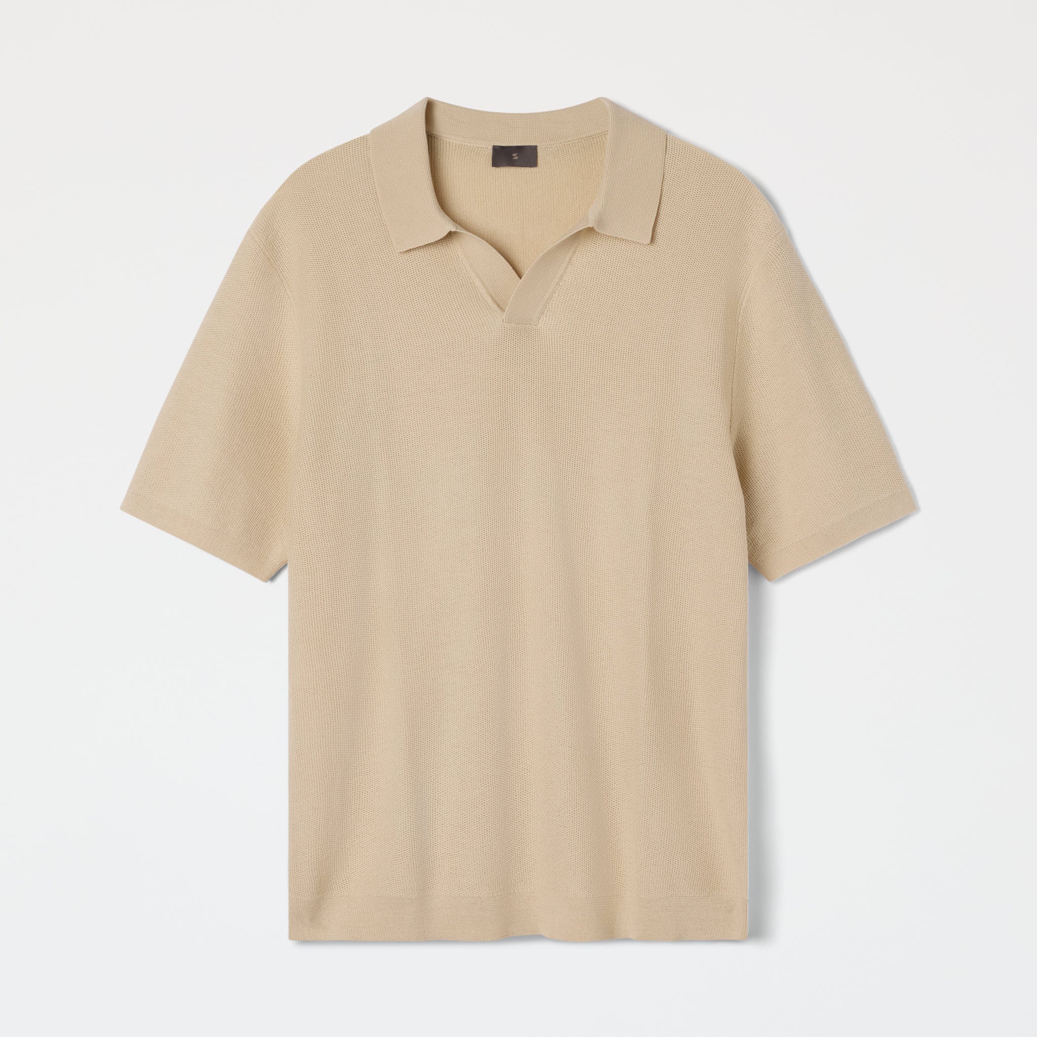 Men's Mercerized Cotton Textured Polo - Image 6