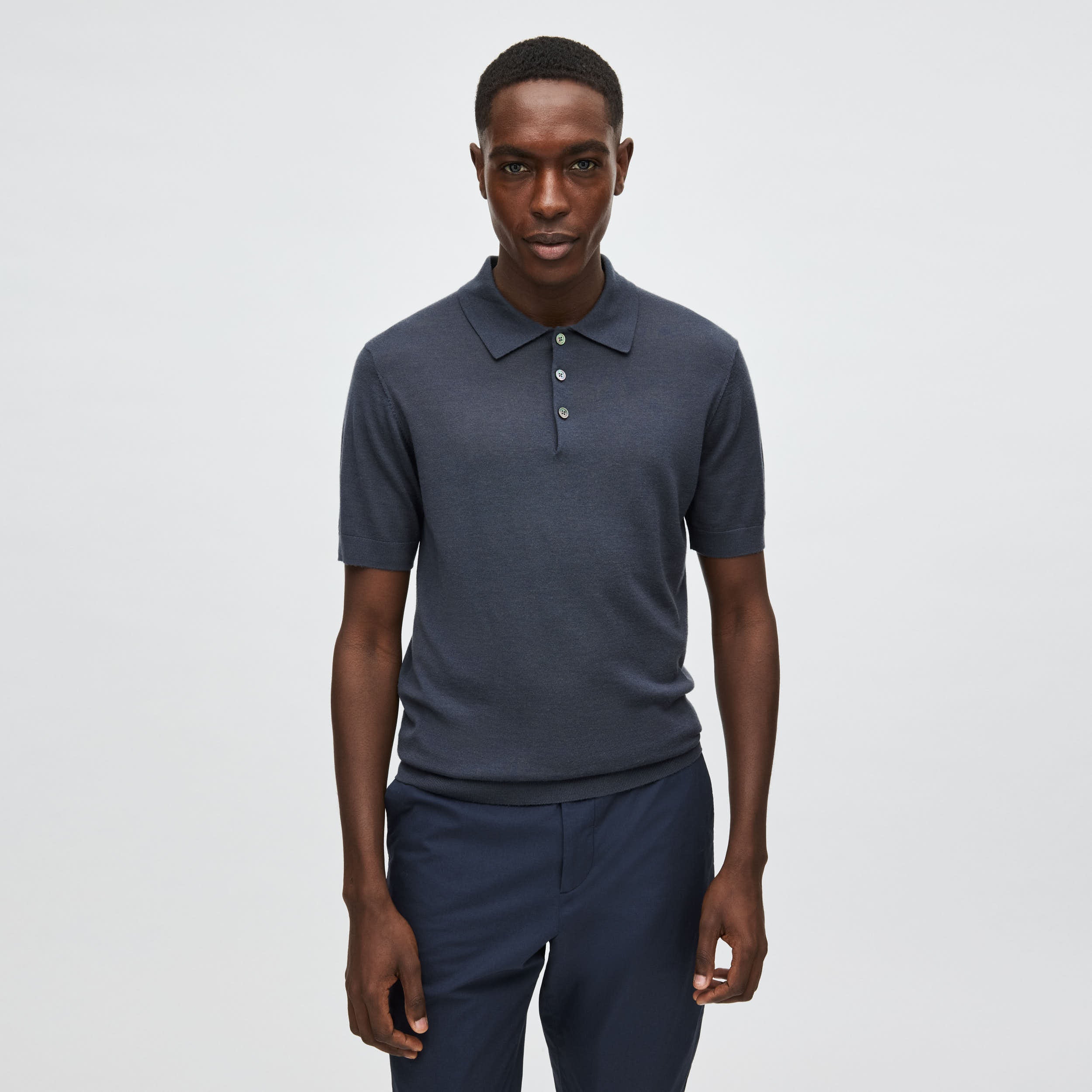 Men's Merino Short Sleeve Polo - Image 3