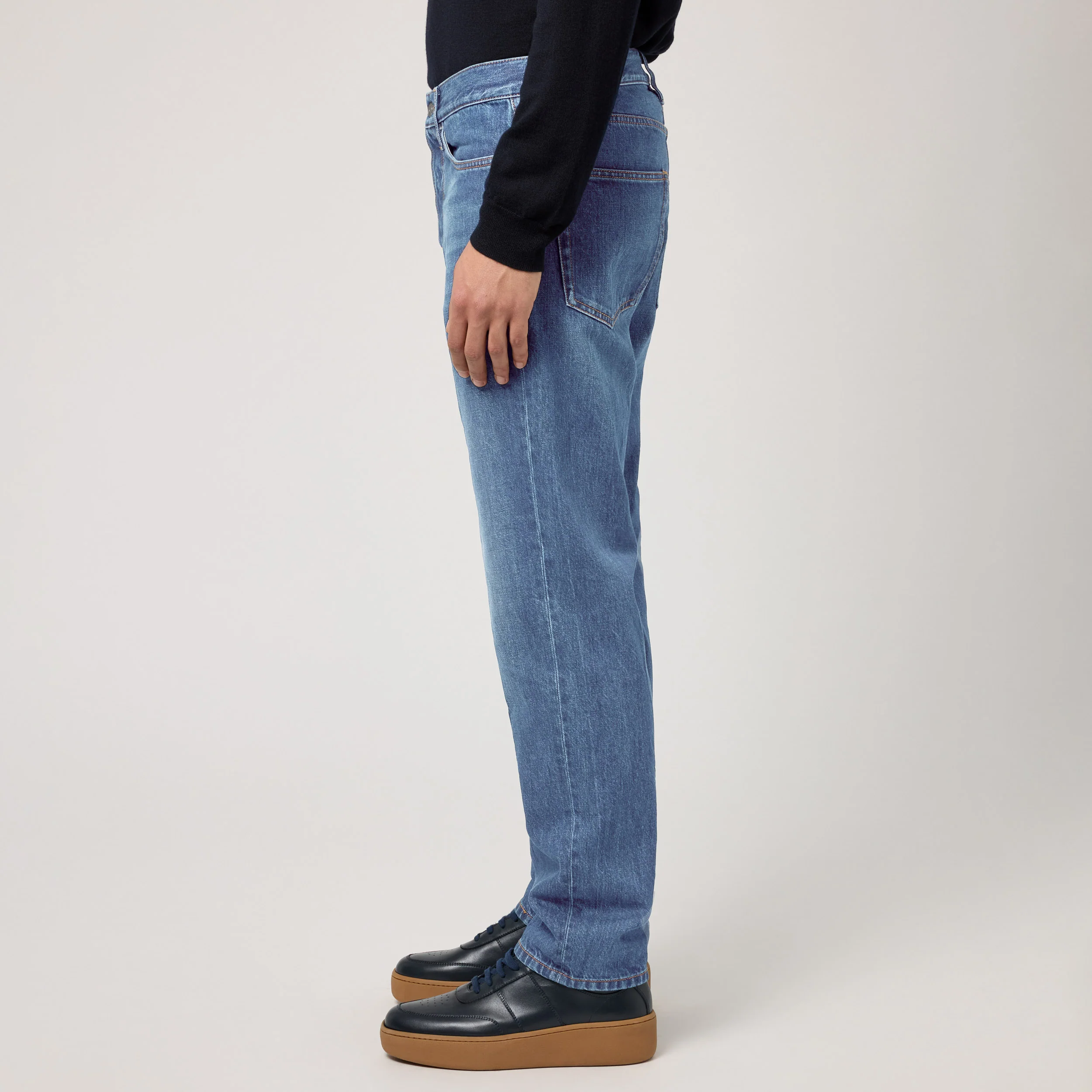 Men's Regular Fit Tapered Denim - Image 4