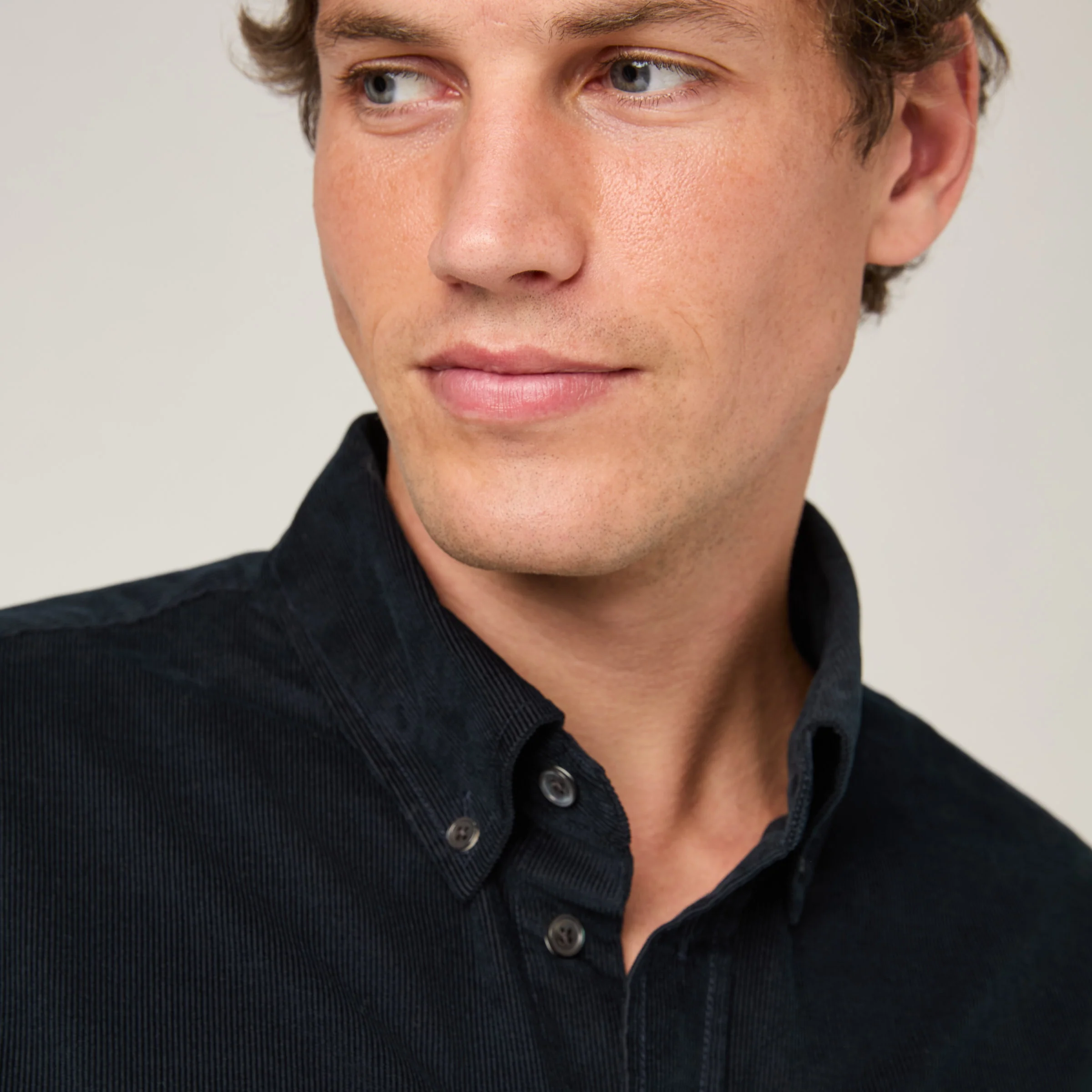 Men's Relaxed Button Down Corduroy Shirt - Image 6