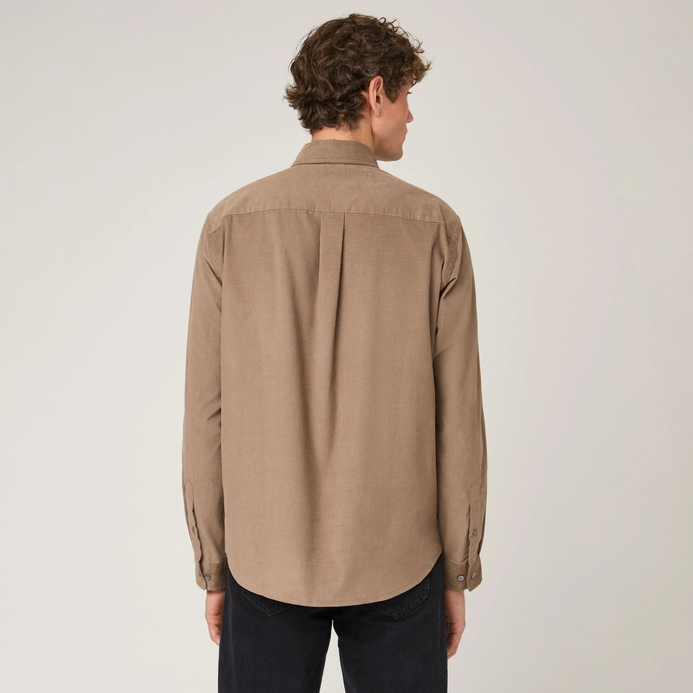 Men's Relaxed Button Down Corduroy Shirt - Image 5