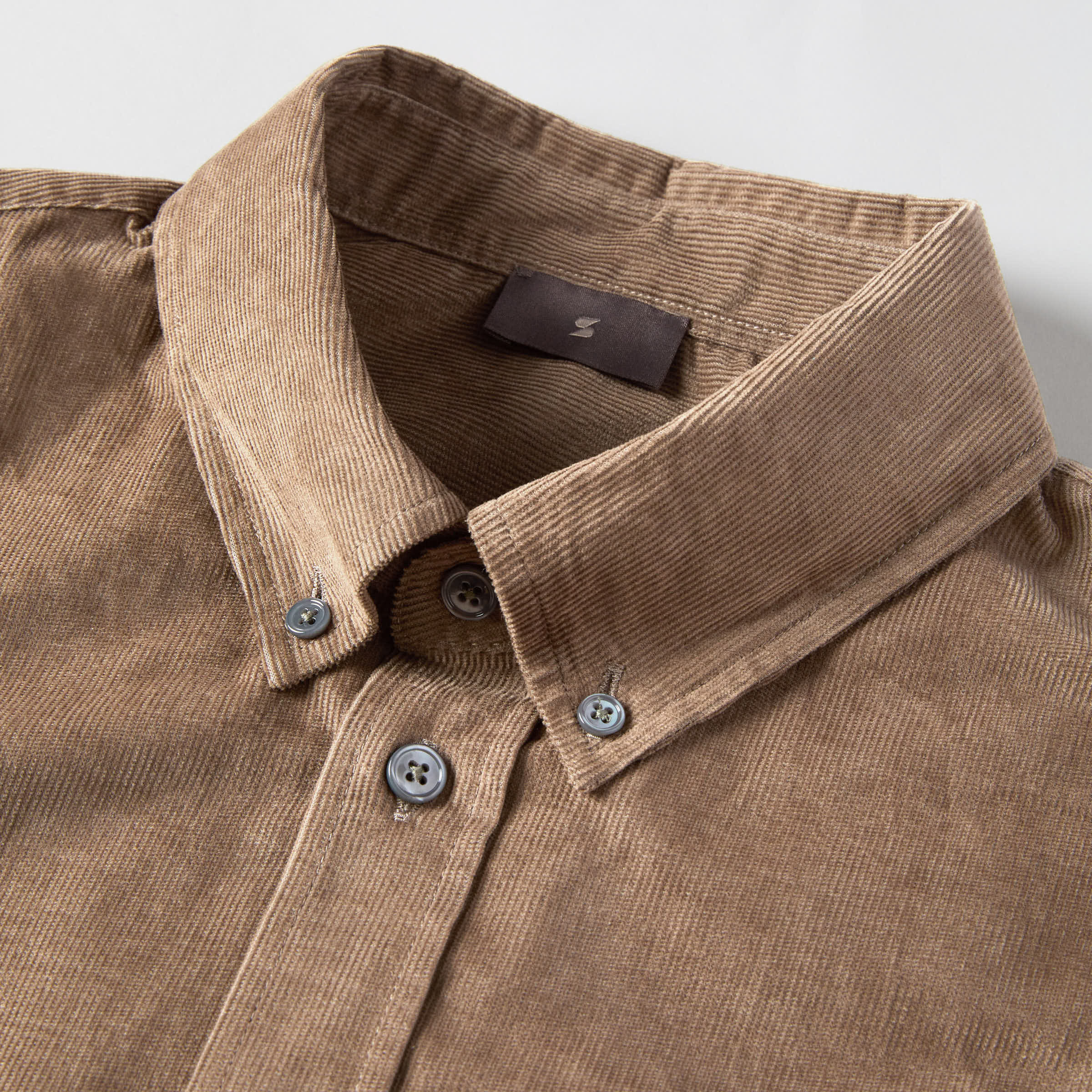 Men's Relaxed Button Down Corduroy Shirt - Image 8