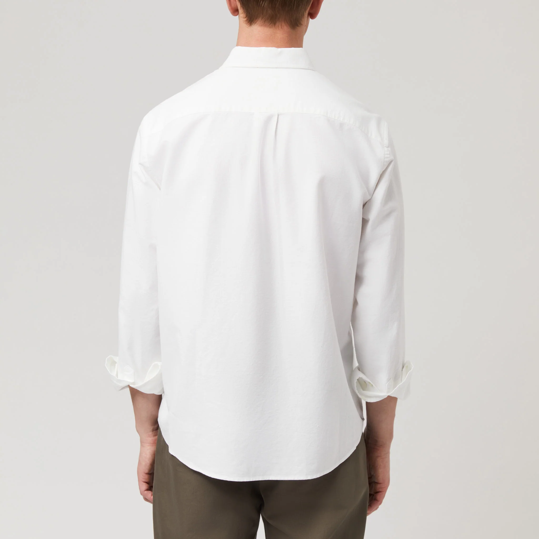 Men's Relaxed Button-Down Oxford Shirt - Image 12
