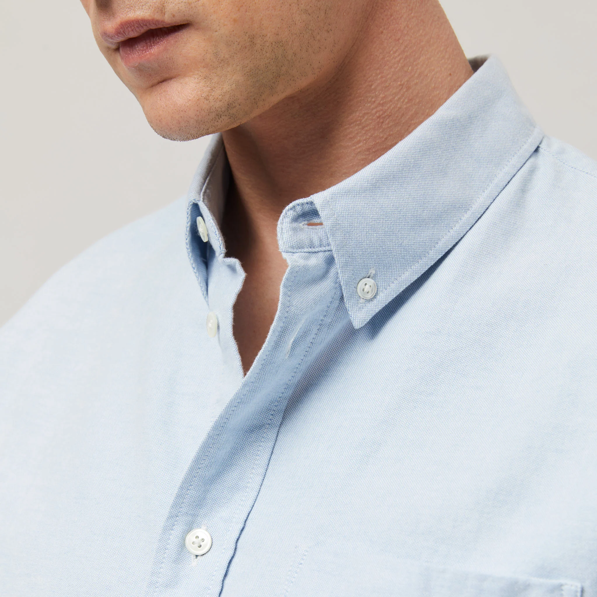 Men's Relaxed Button-Down Oxford Shirt - Image 6
