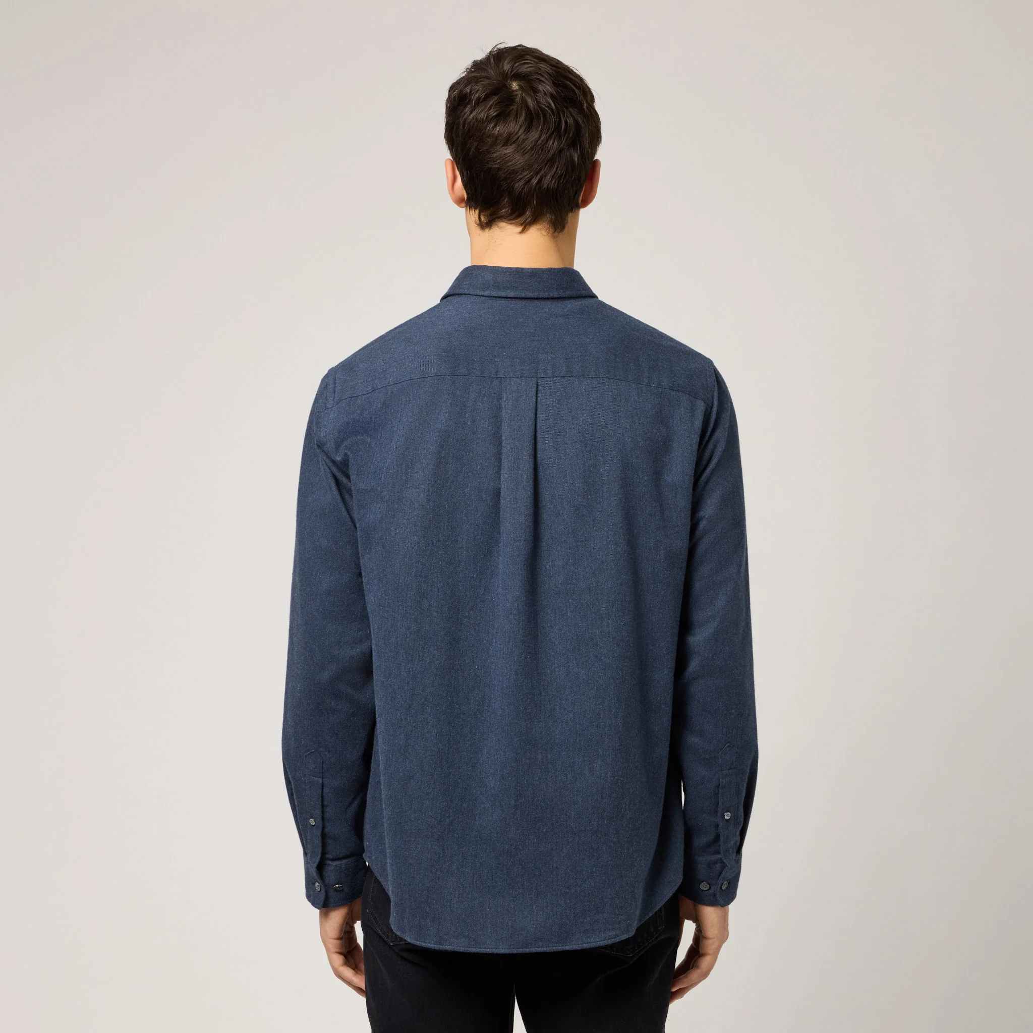 Men's Relaxed Cotton Flannel Shirt - Image 5