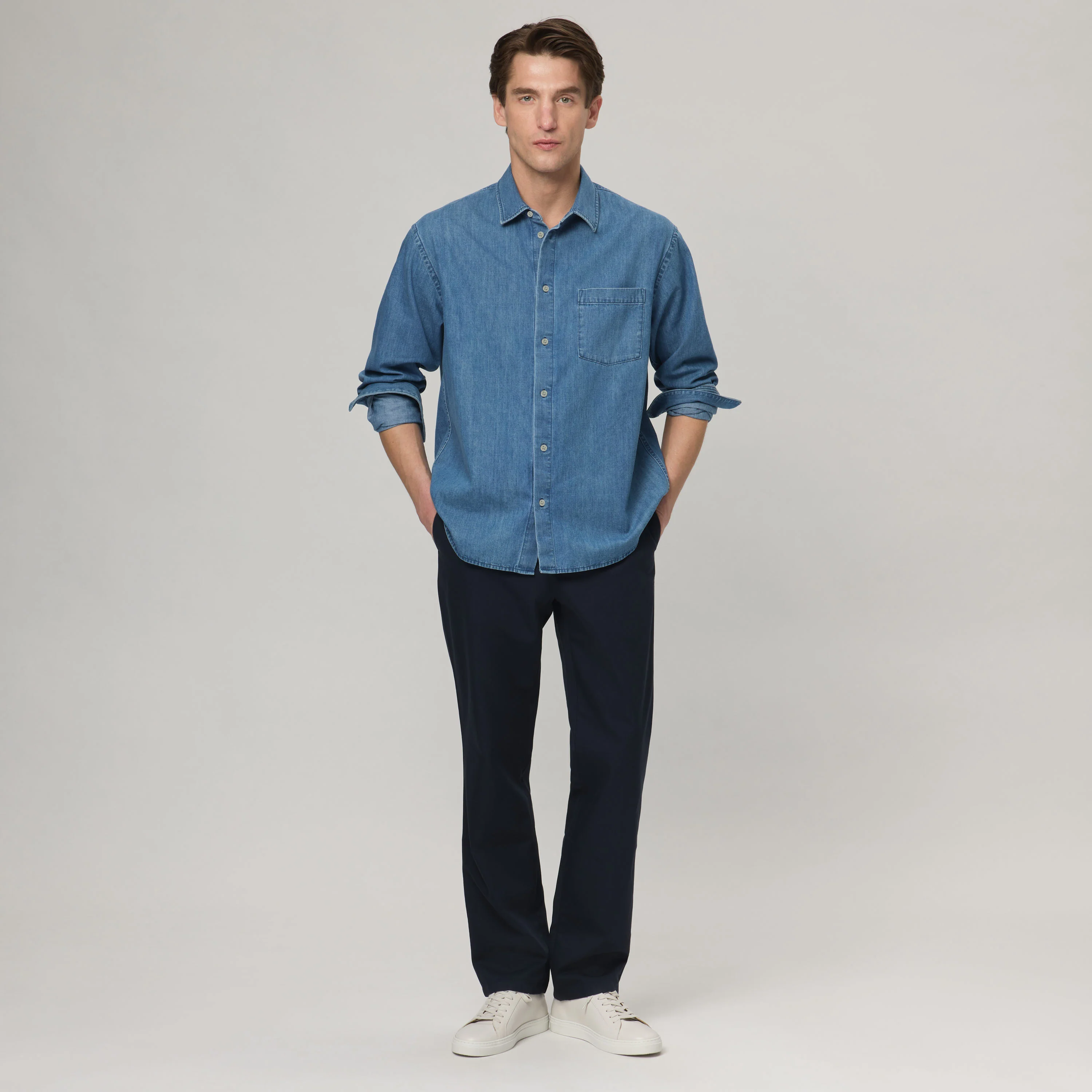 Men's Relaxed Denim Shirt - Image 2