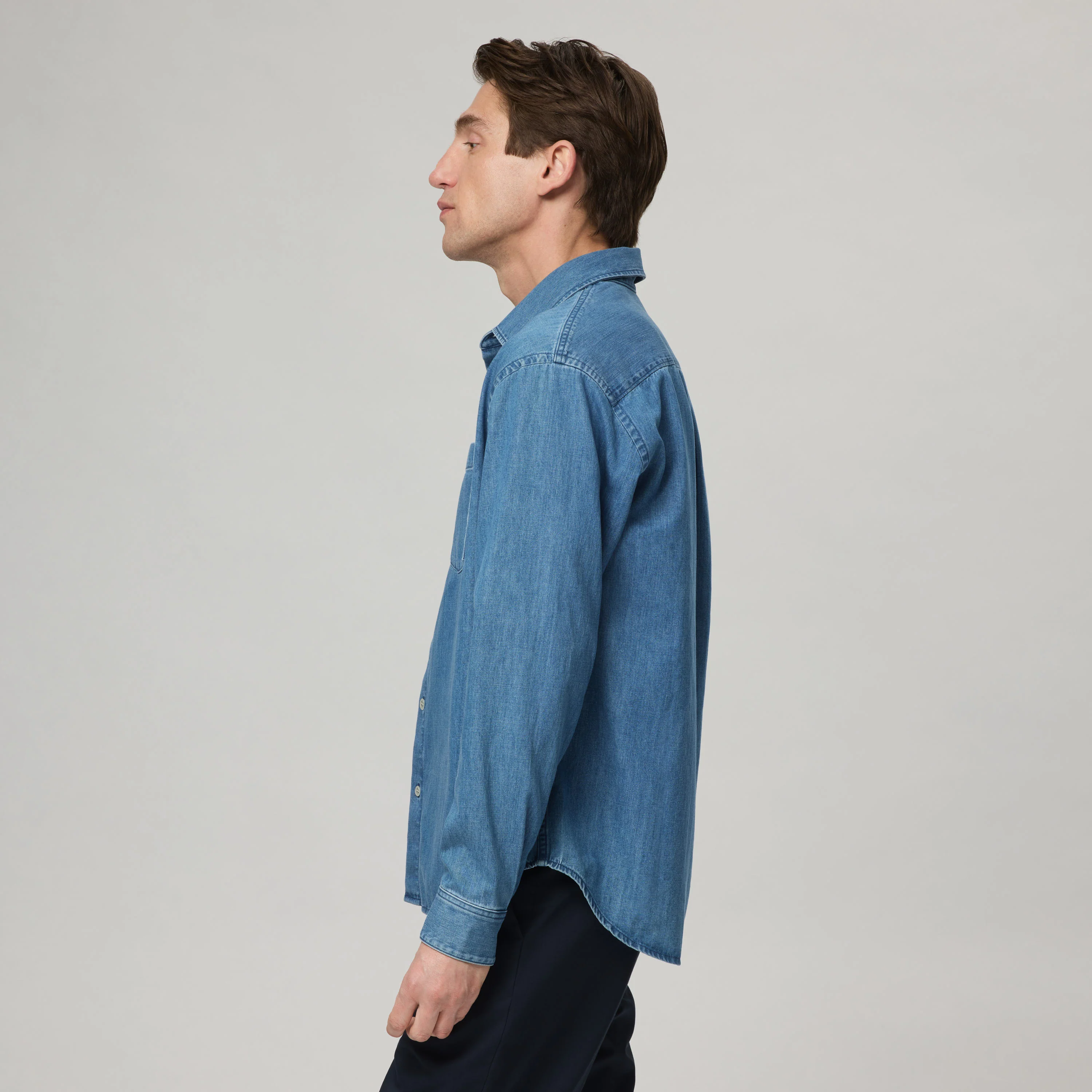 Men's Relaxed Denim Shirt - Image 4