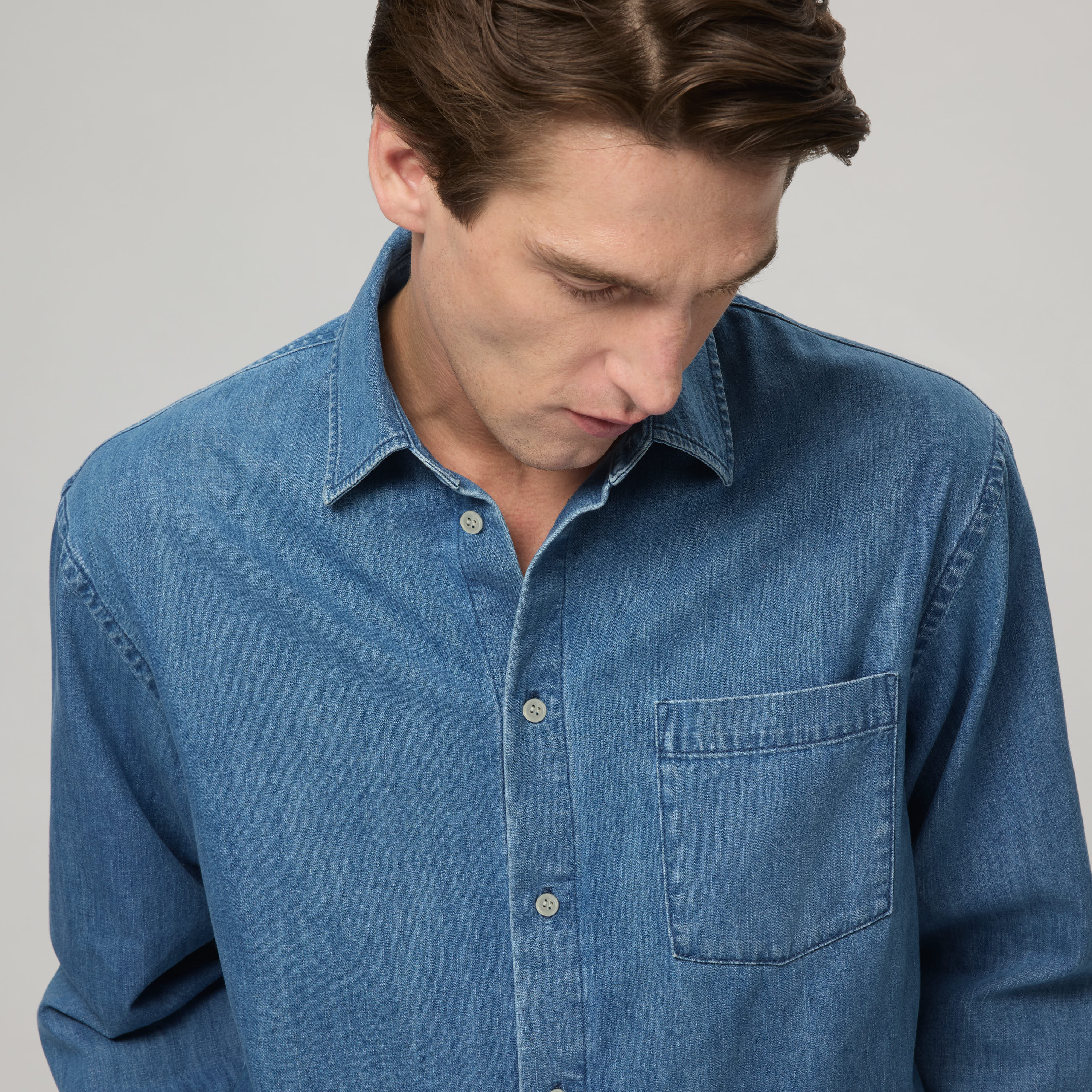 Men's Relaxed Denim Shirt - Image 5