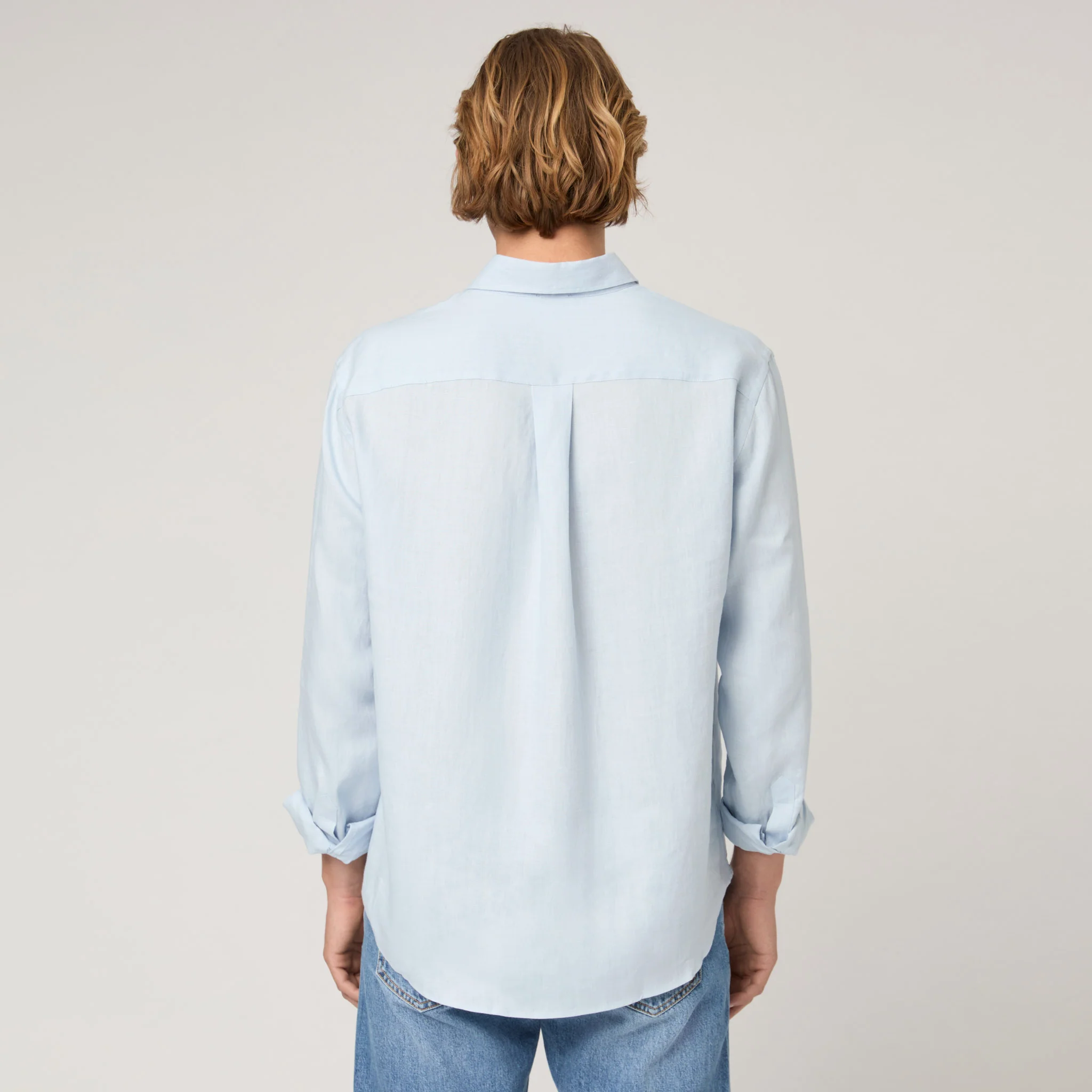 Men's Relaxed Linen Shirt - Image 12