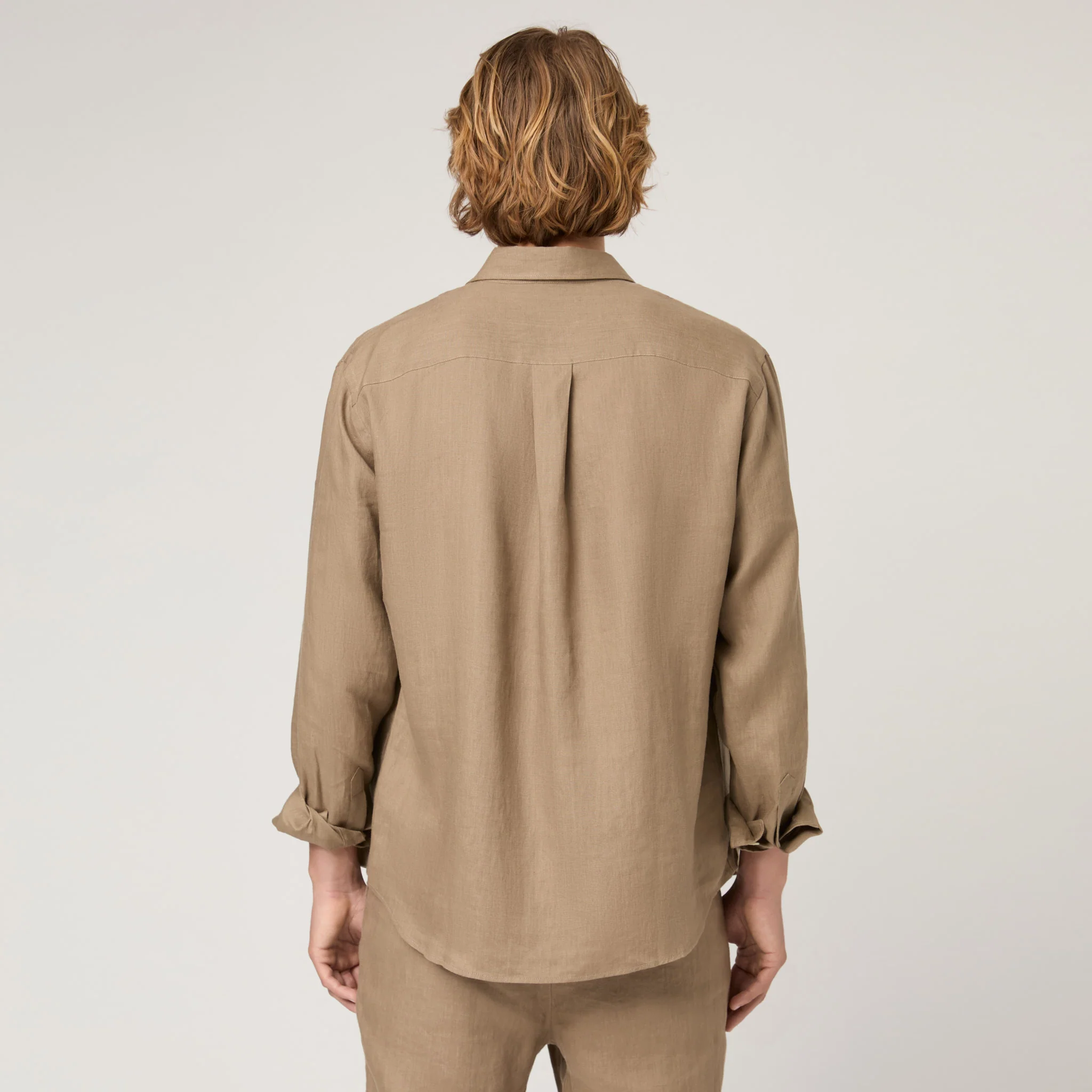 Men's Relaxed Linen Shirt - Image 19
