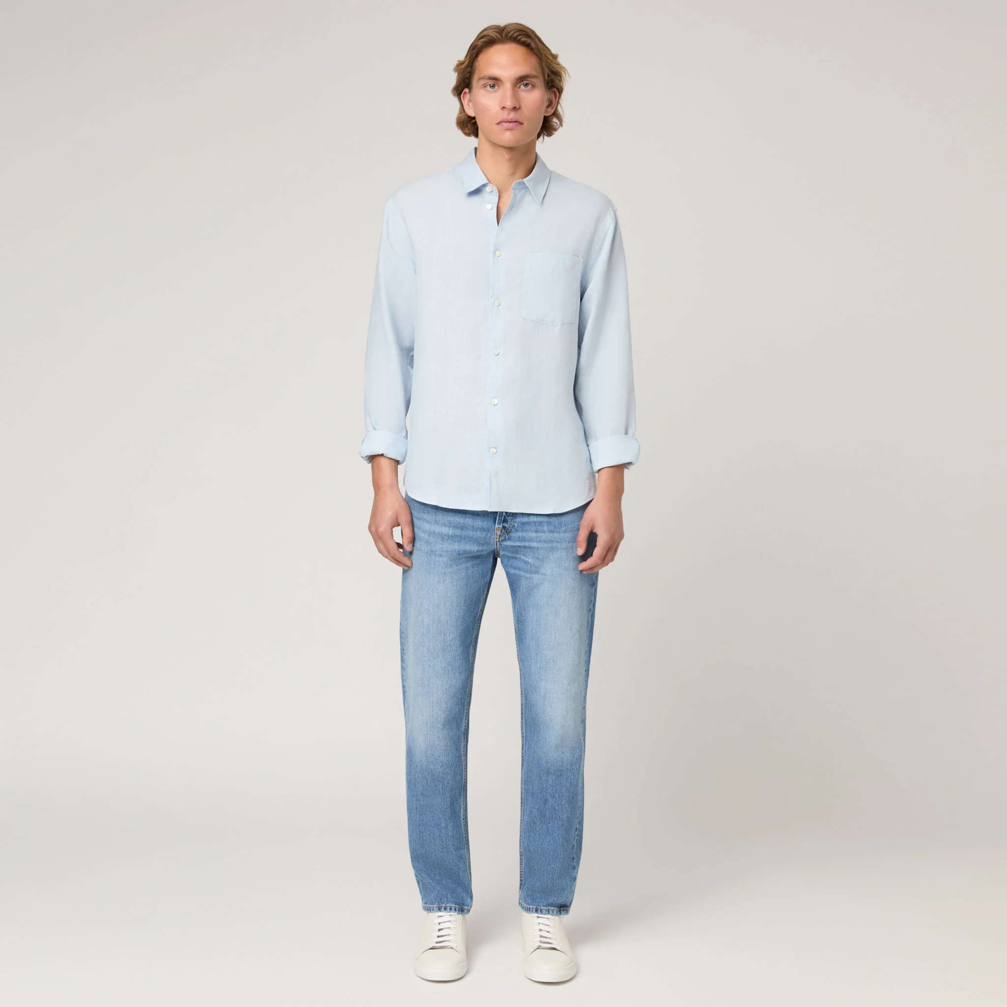 Men's Relaxed Linen Shirt - Image 9