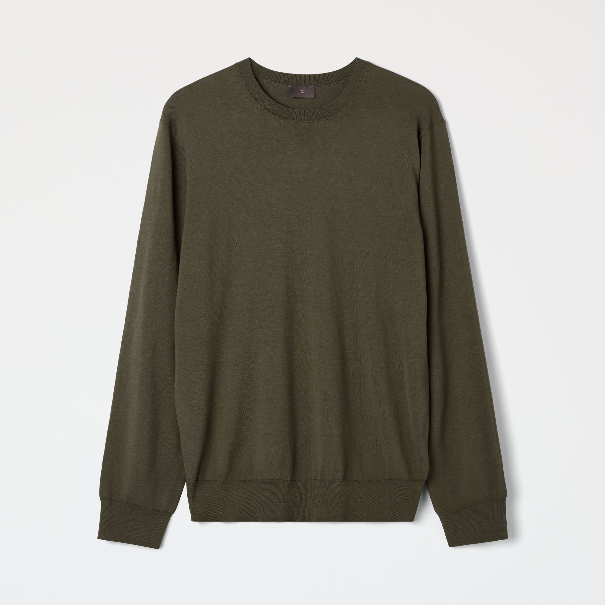 Men's Silk-Cotton Crewneck Sweater - Image 10