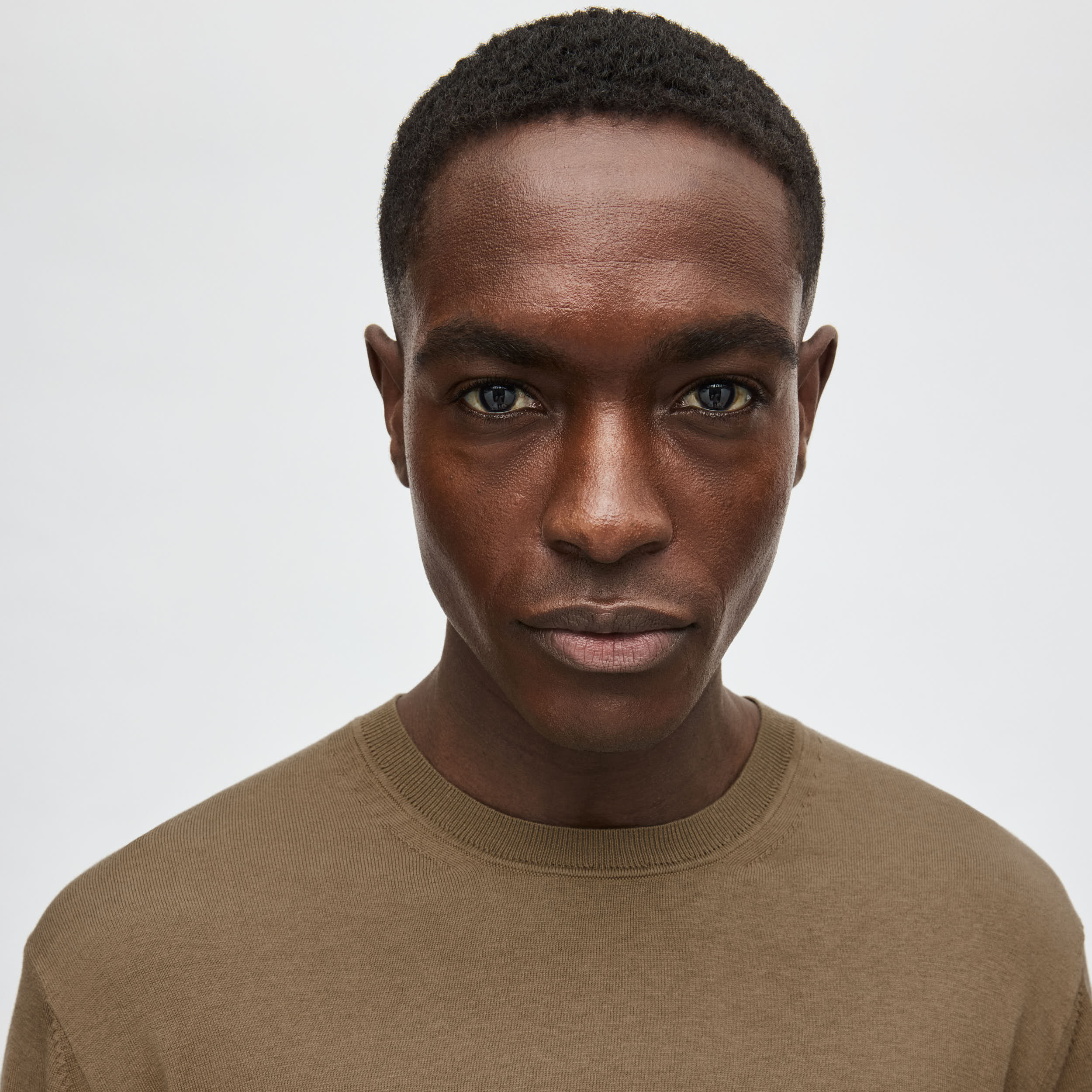 Men's Silk-Cotton Crewneck Sweater - Image 4