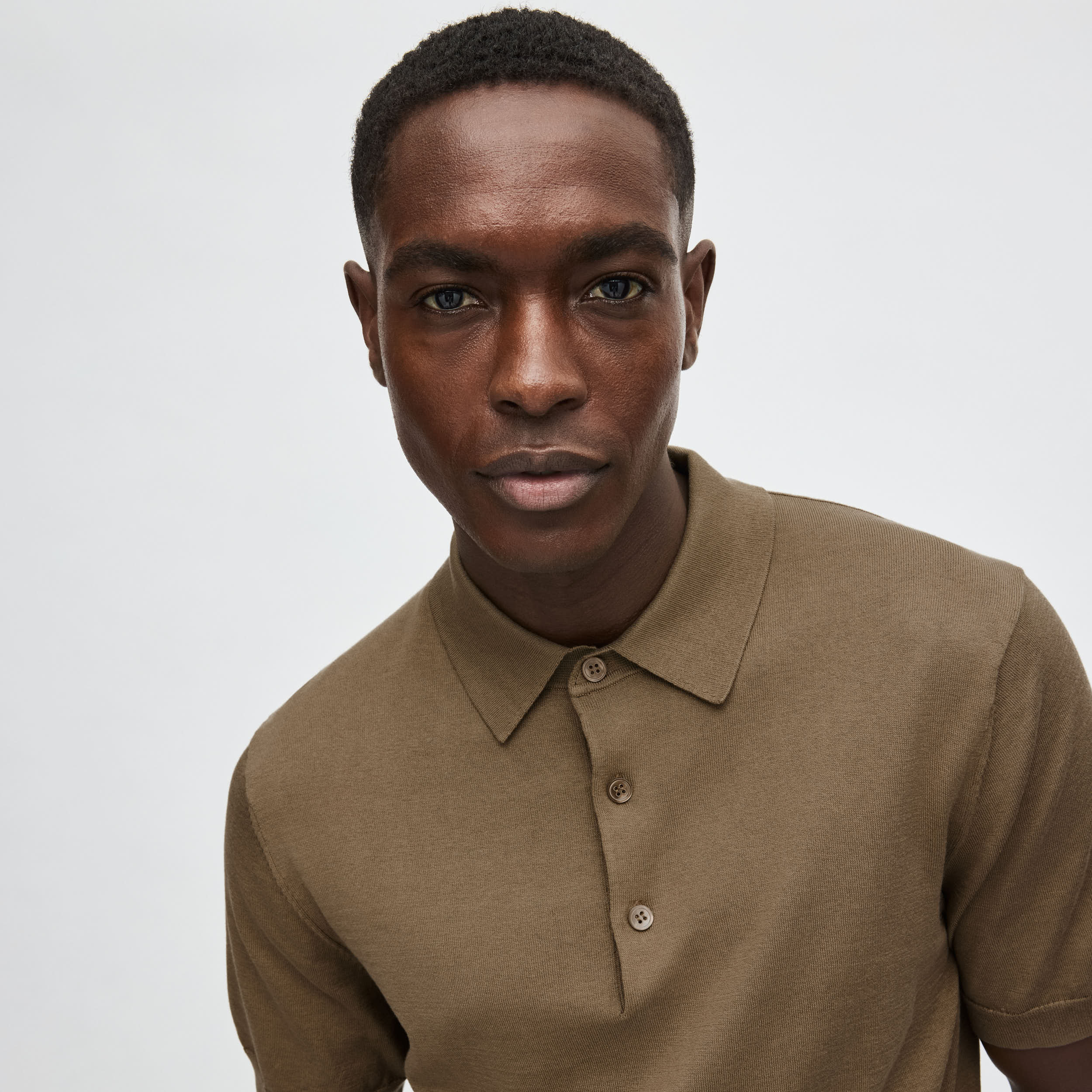 Men's Silk-Cotton Short Sleeve Polo - Image 13