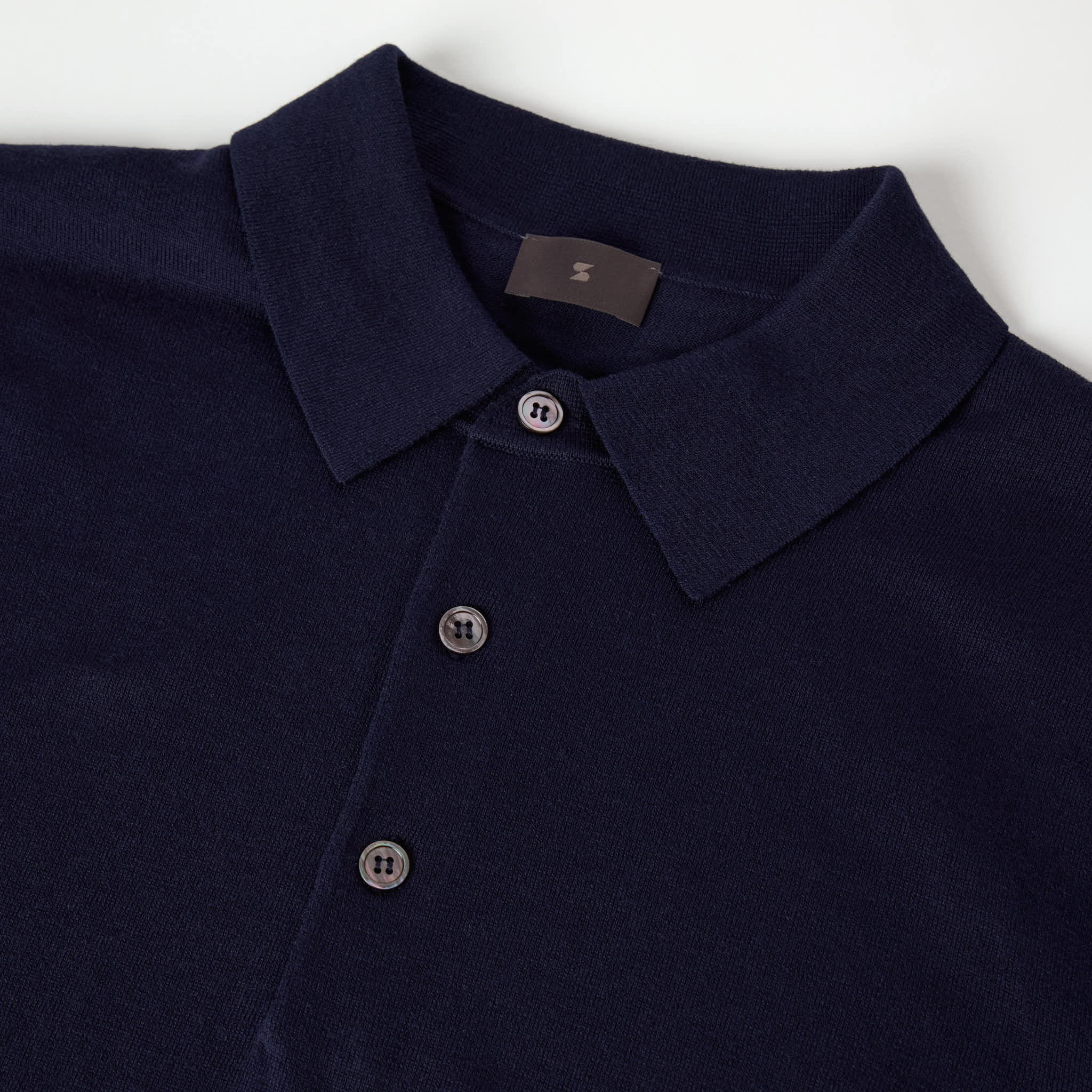 Men's Silk-Cotton Short Sleeve Polo - Image 5